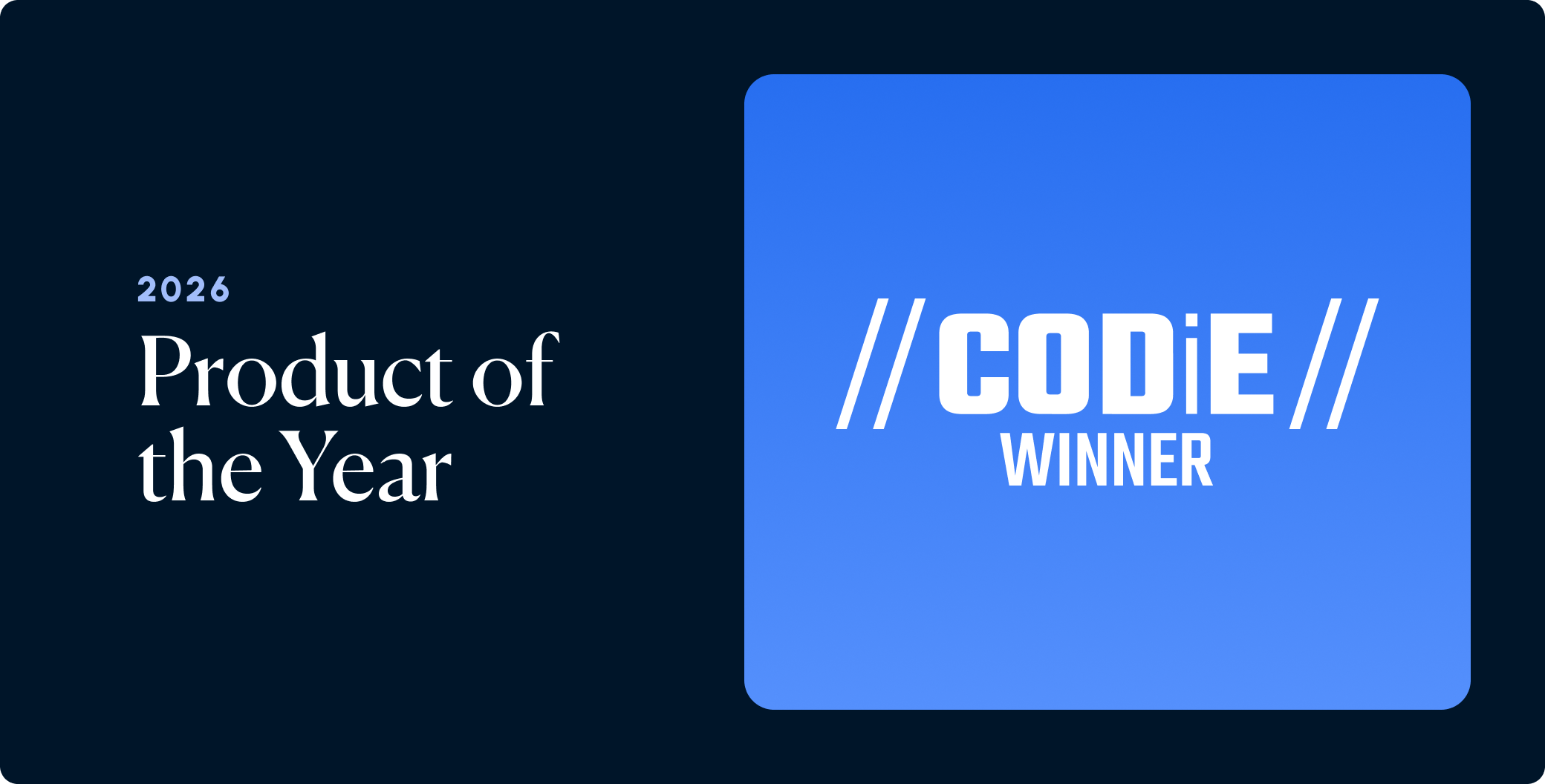 Agora Wins 2026 CODiE Award for Product of the Year