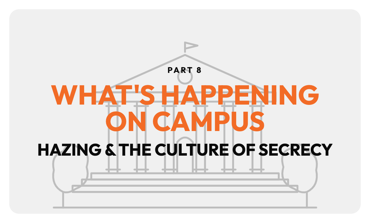 Part 8- What's Happening on Campus:                                 The Code of Silence: Hazing as a Culture, Not Just an Incident