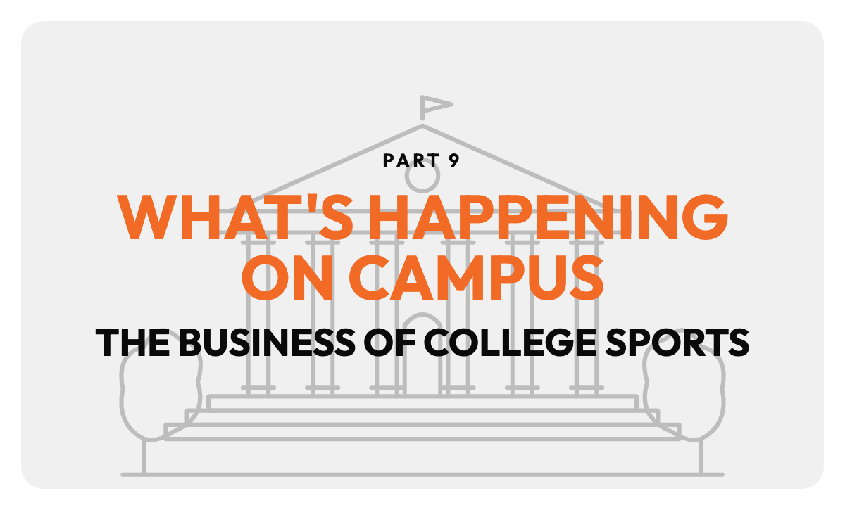 Part 9- What's Happening on Campus:                                 Win at All Costs:               College Athletics and the Same Culture, With Even More Money on the Line