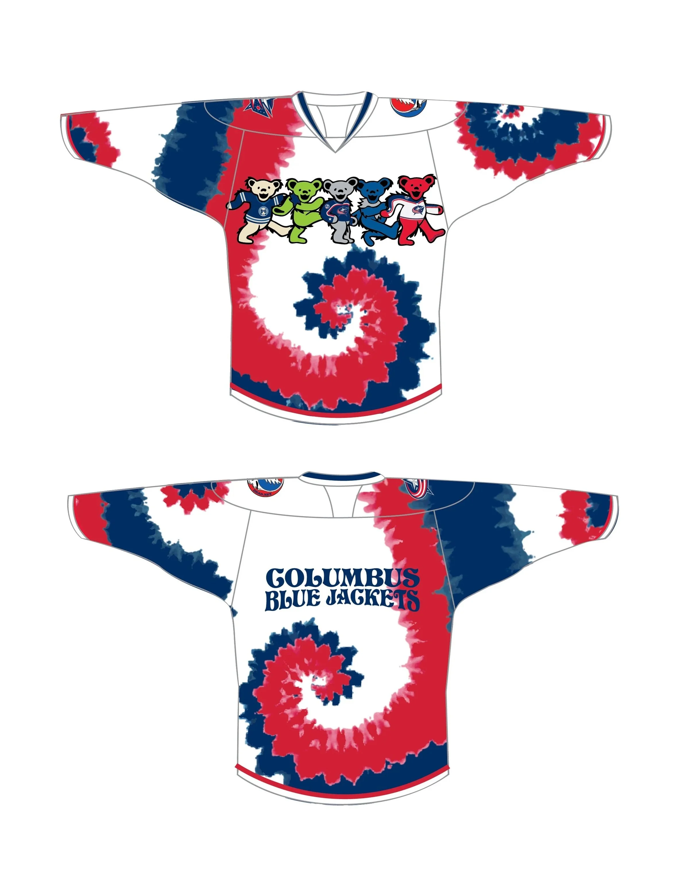 GRATEFUL DEAD NIGHT JERSEY