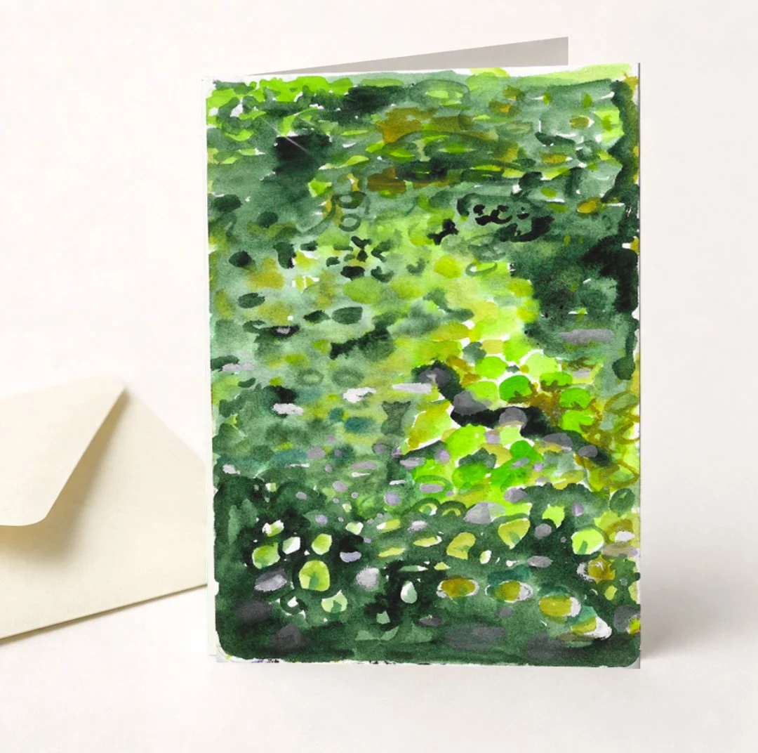 Greeting Card Lilypads