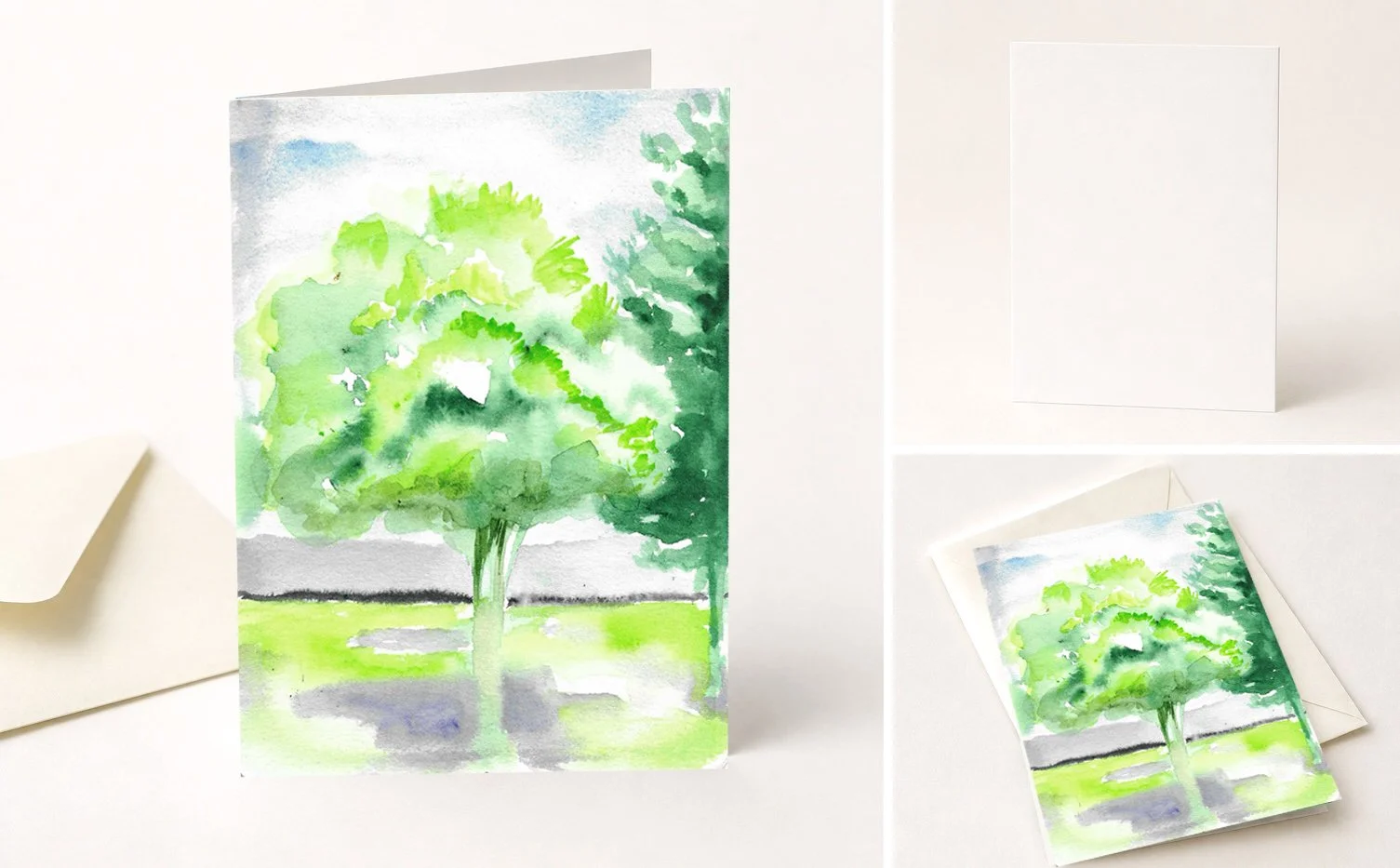 Happy Tree Greeting Card