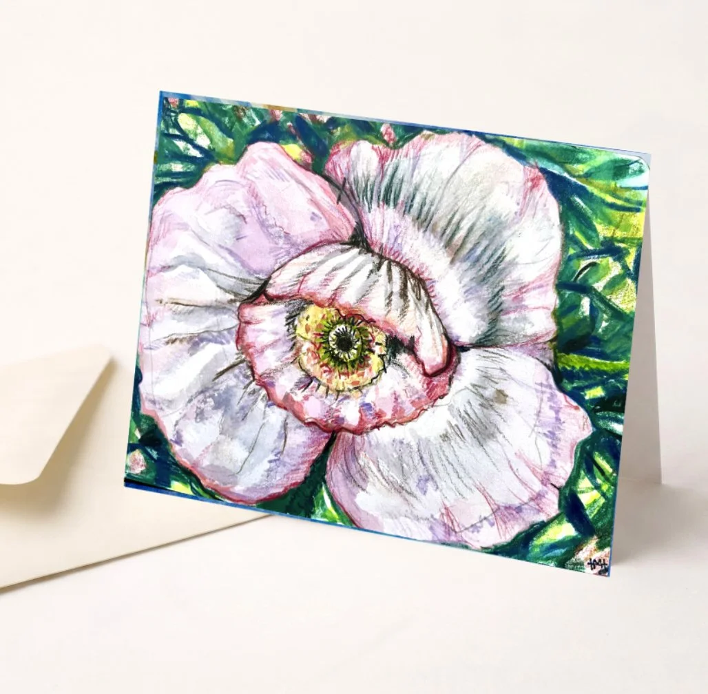 Greeting Card Blush of Peony