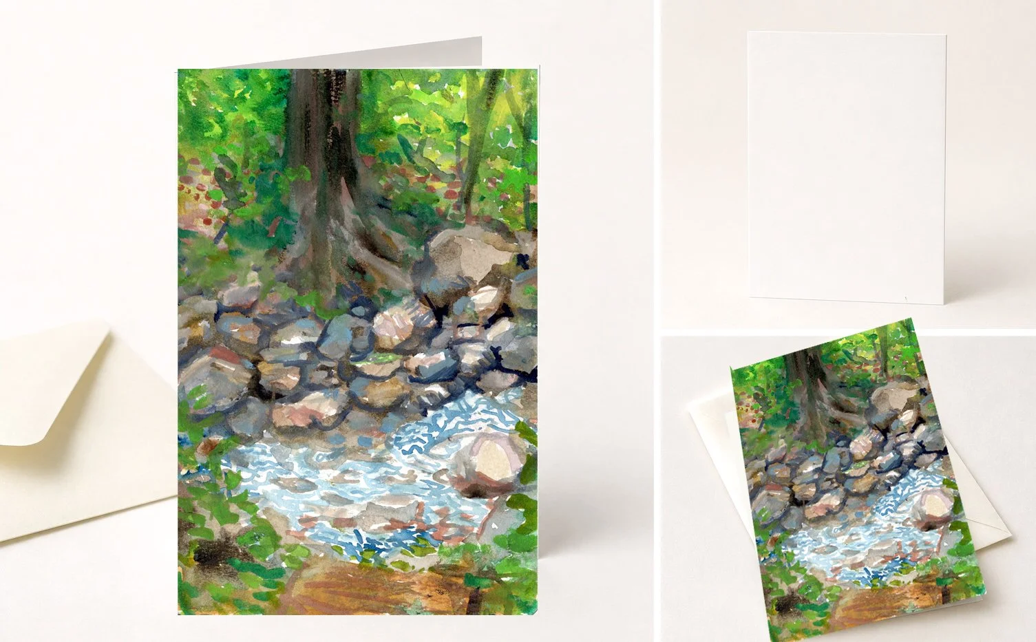 Stream Greeting Card