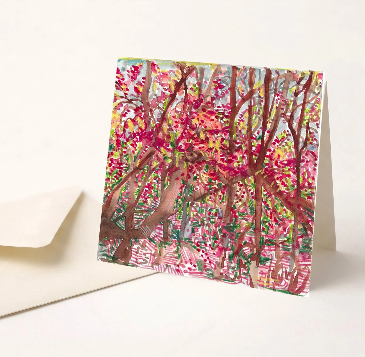 Greeting Card Cherrytrees