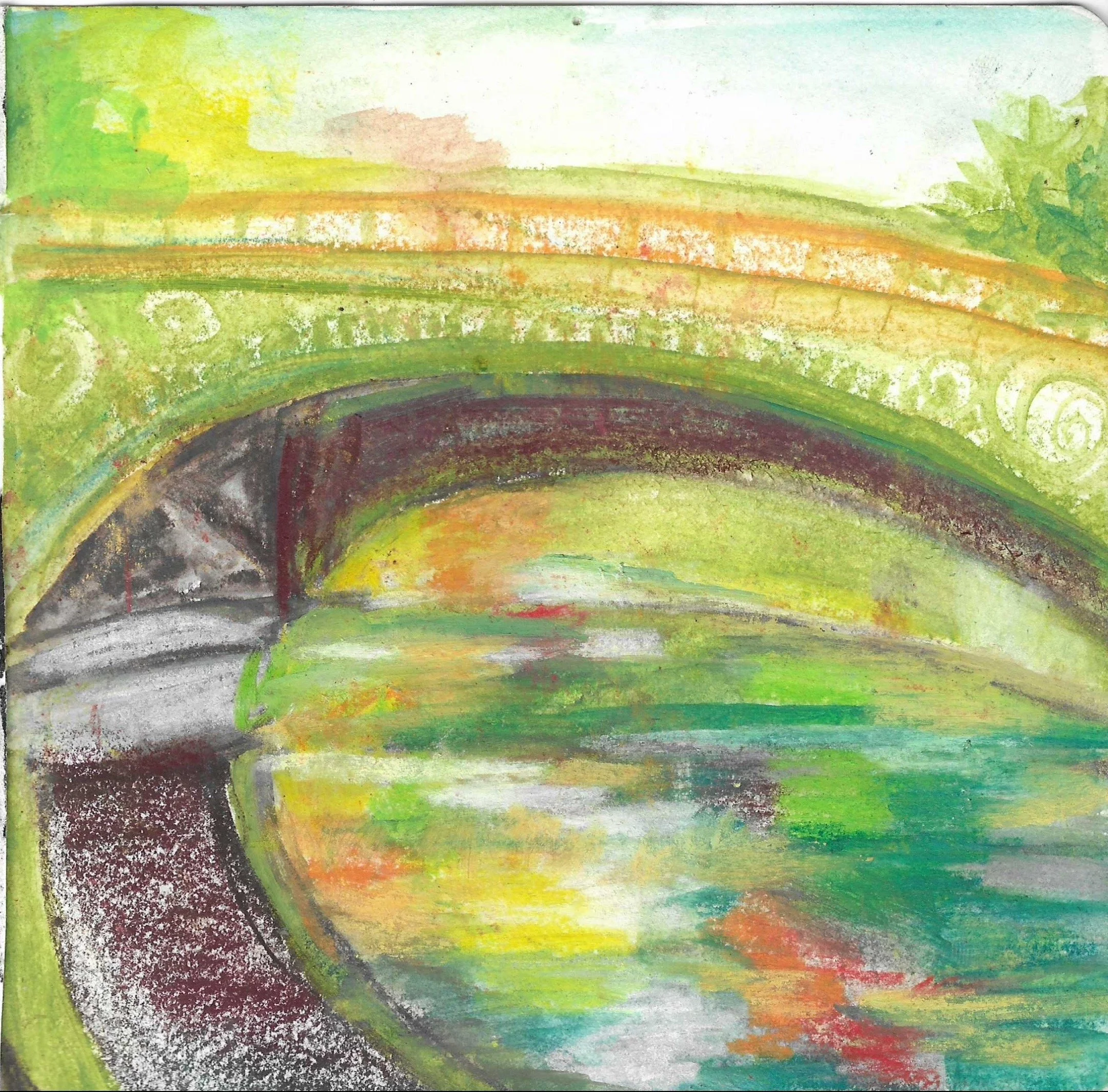 Fig 24.  Watercolor on Paper, 5" x 5"