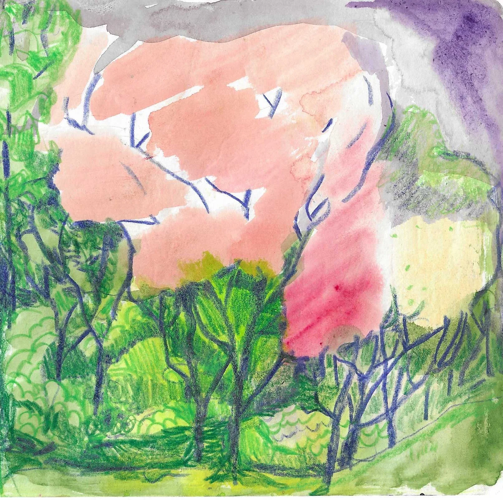 Fig 27  Watercolor on Paper, 5" x 5"
