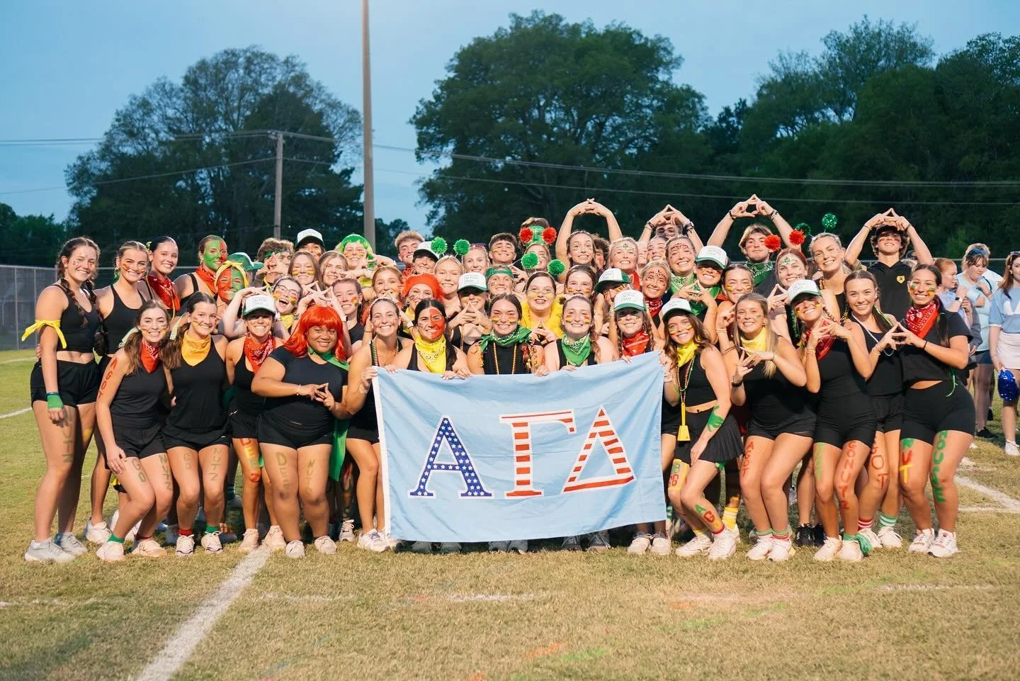 Sorority Field Day 

Our 6th annual field day was a success!! 
Congrats to the ladies of @unaalphagam on the win! 

We&rsquo;re proud of @emmaparson_ for sharing her testimony &amp; feel so thankful for such a fun community to be a part of! 

Field D