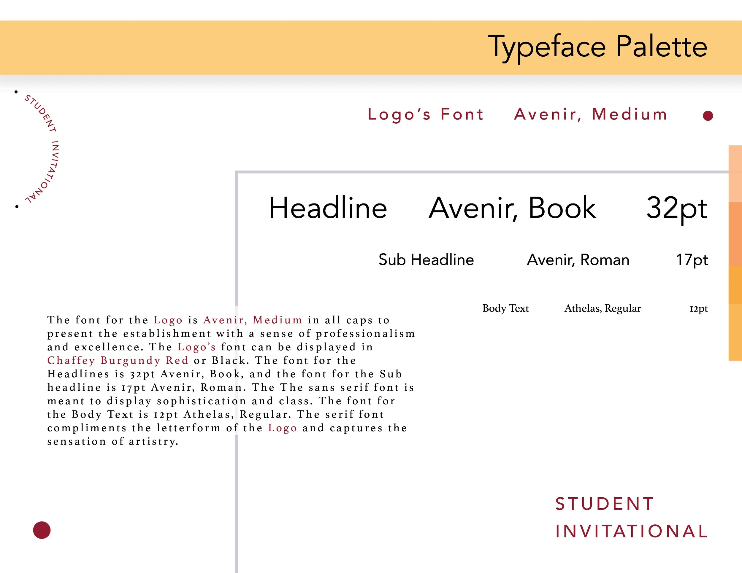 Typeface Palette