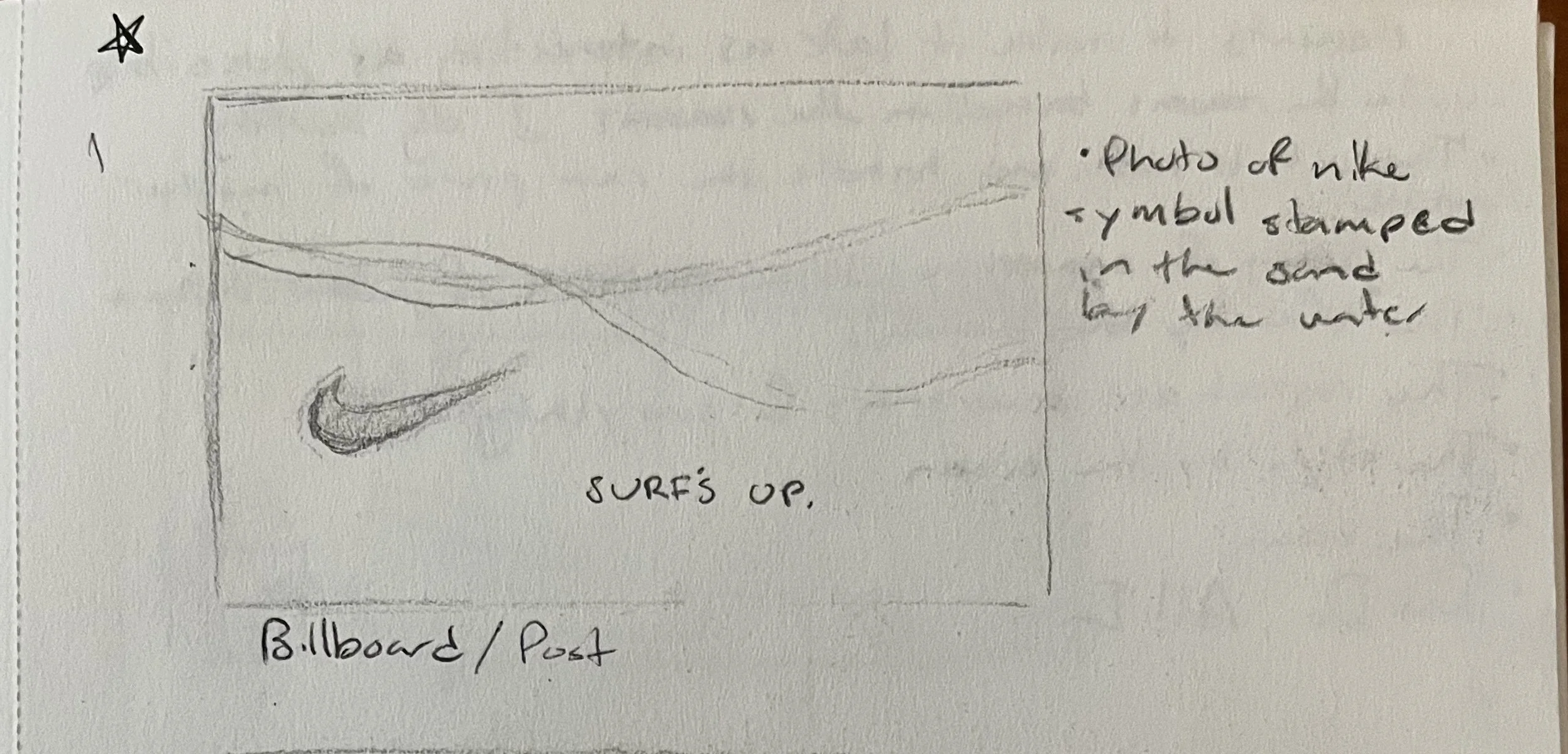 Nike Billboard Sketch
