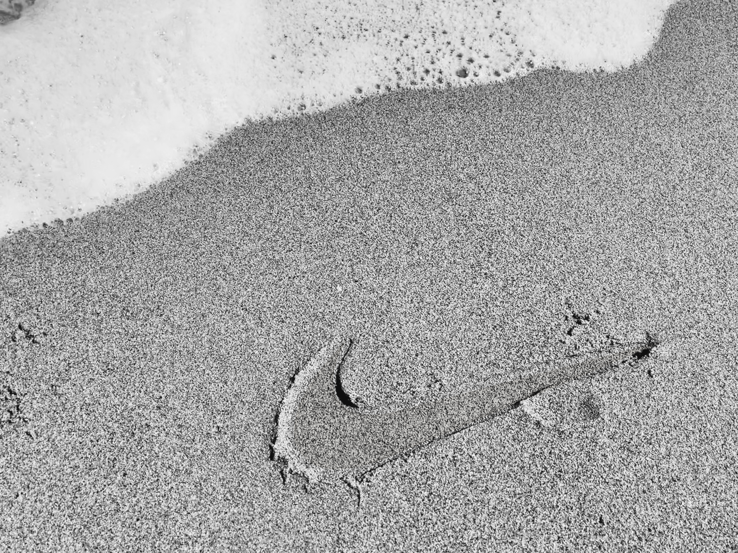 Edit of Nike's footprint photo.