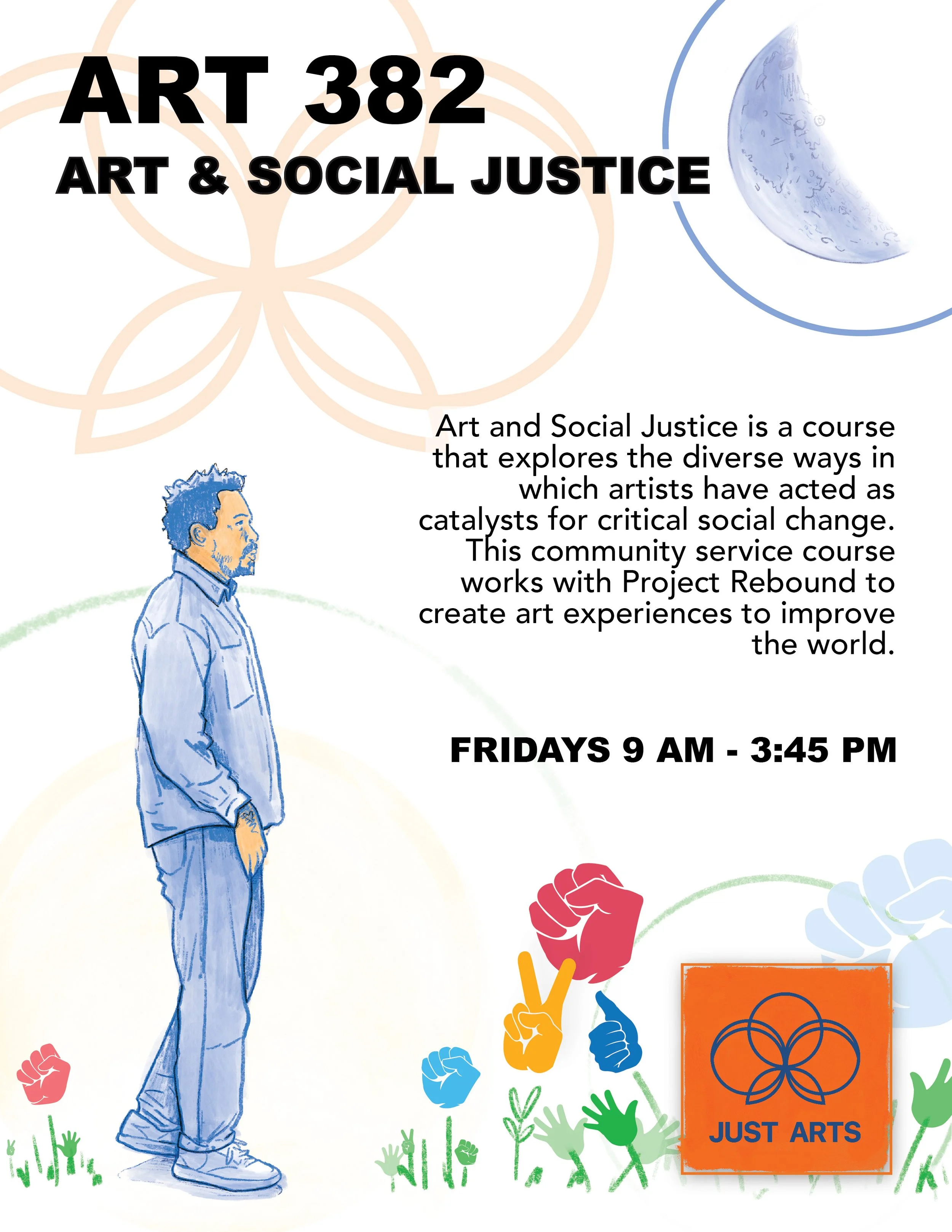 Art 382; Art & Social Justice class Flyer