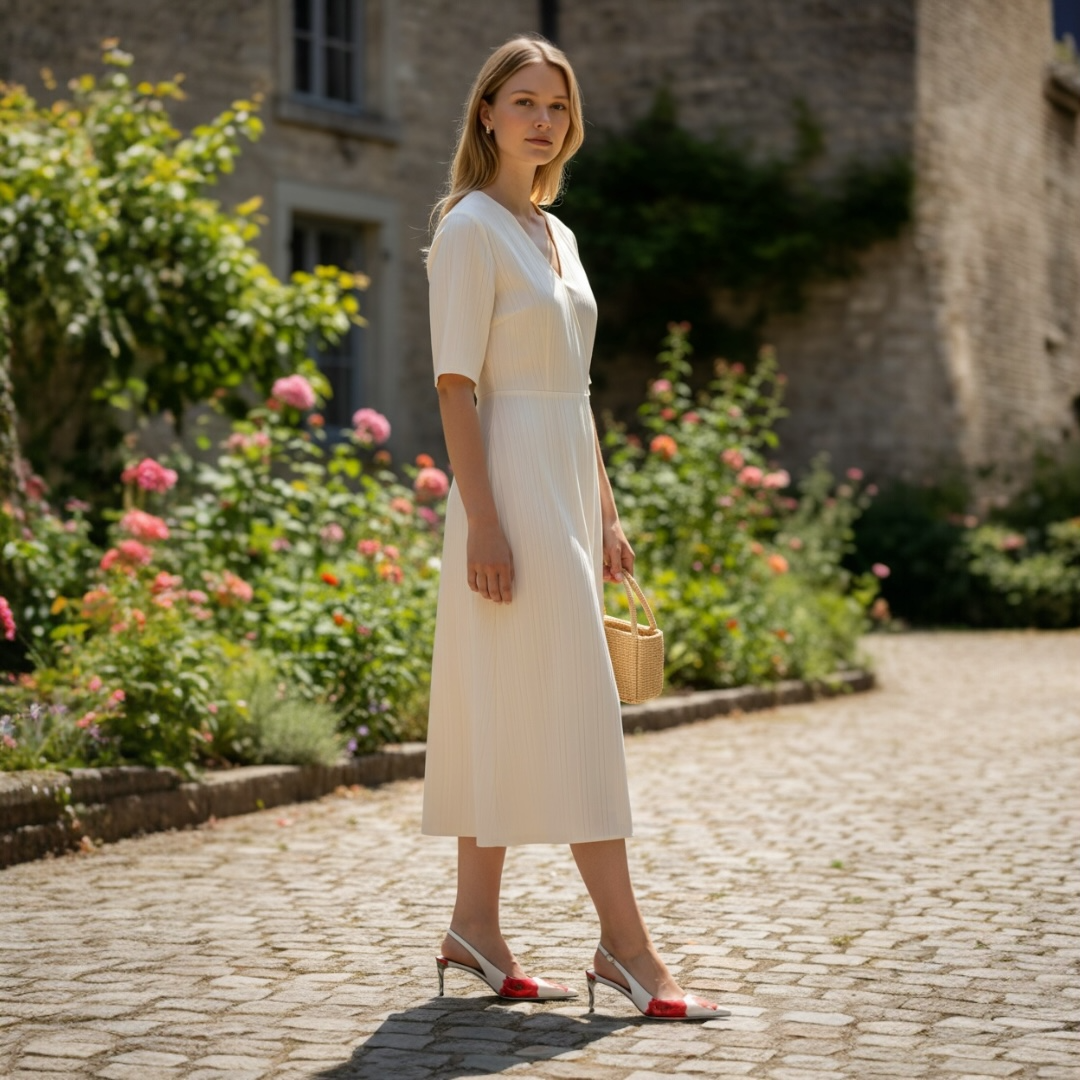 Dolce & Gabbana Happy Garden Slingback Size 39.5 (SRP $825) $425.00