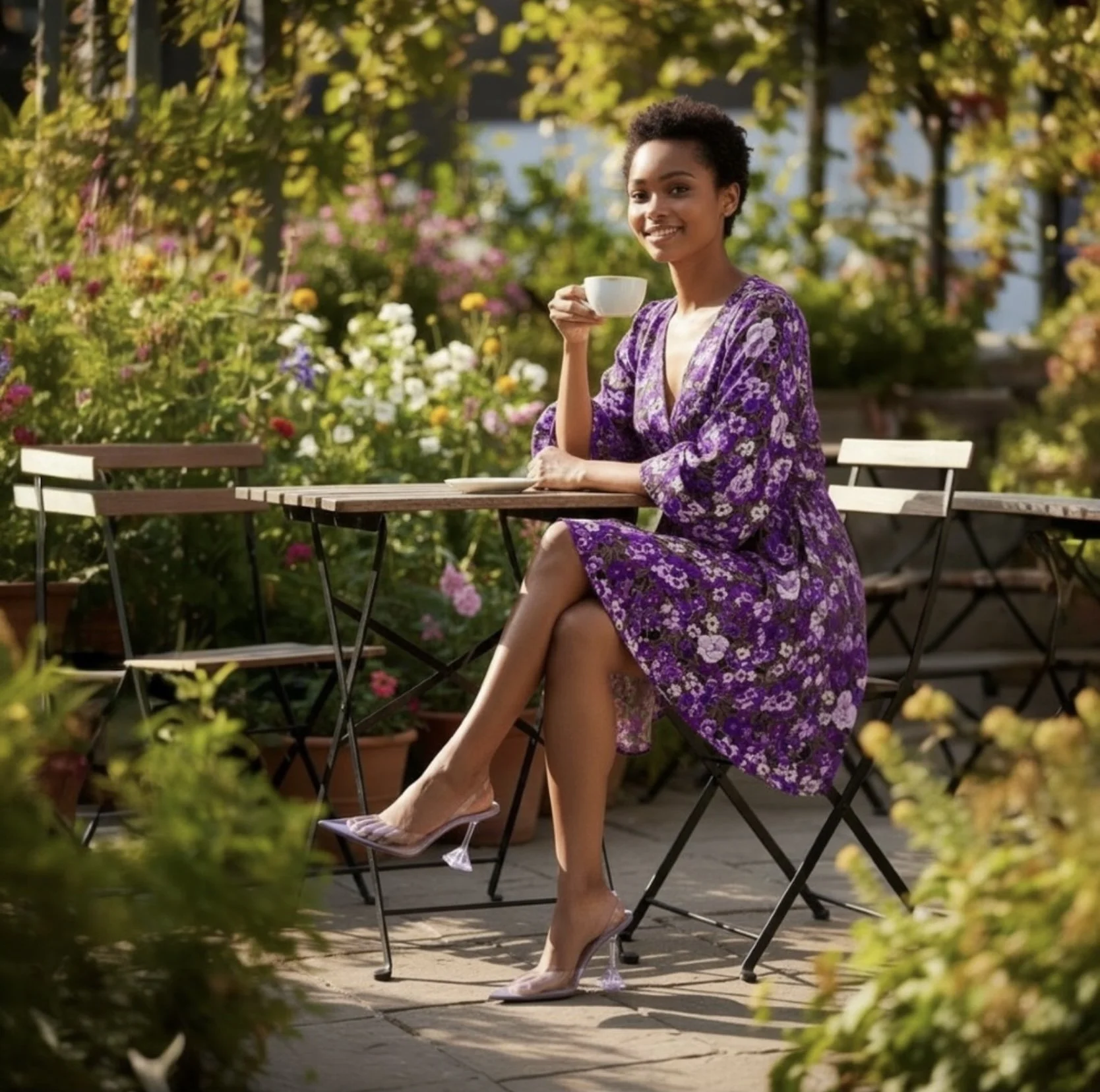 Amina Muaddi Holli Glass Slingback Pump Heels Size 37.5 $760