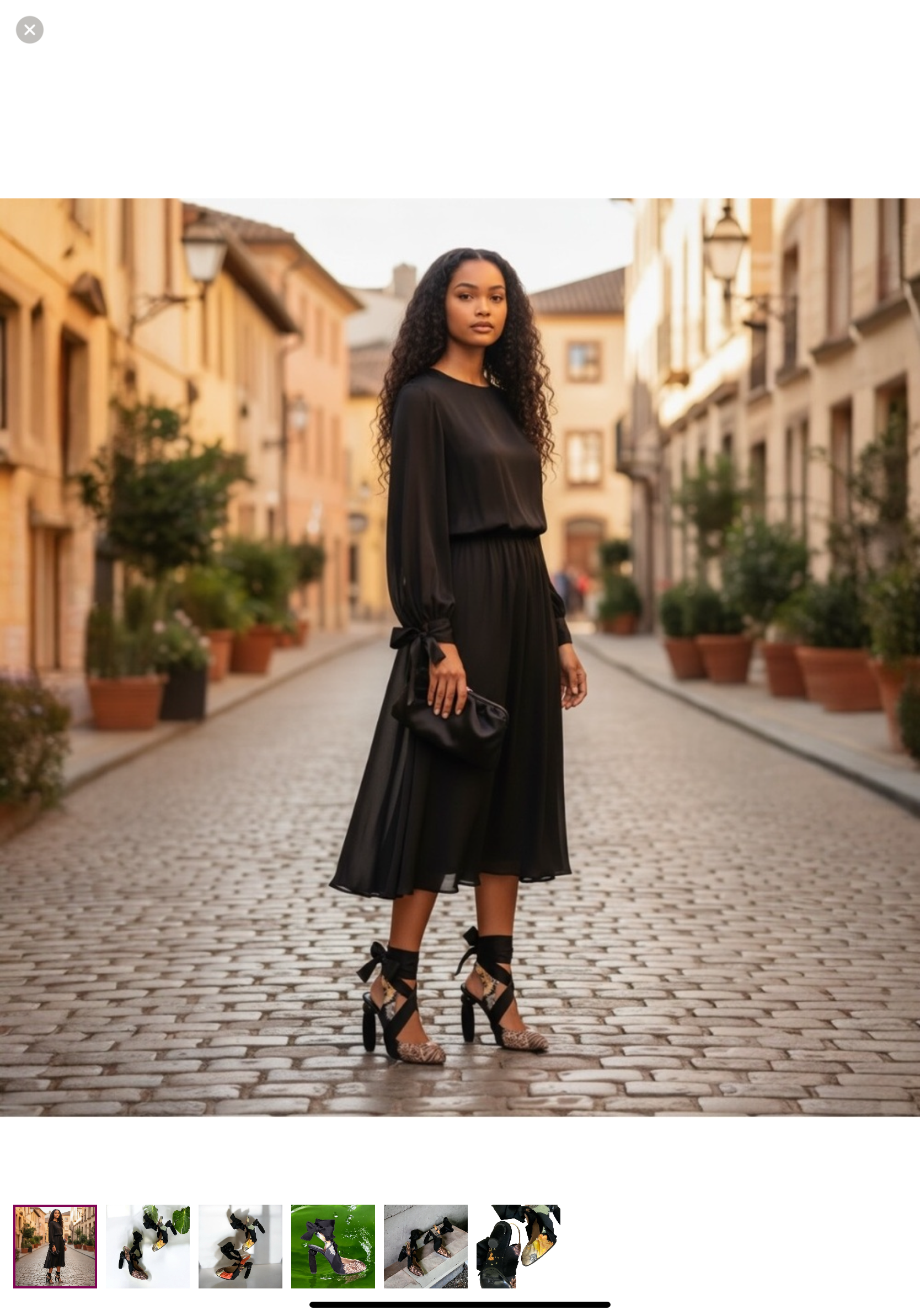 Dries Van Noten Floral Print Satin Pumps Size 37.5 $725