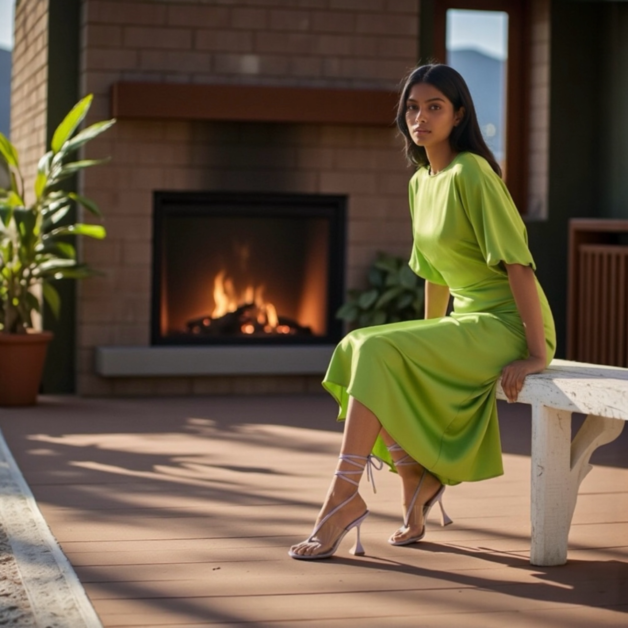 Amina Muaddi Zula Crystal Sandals Size 37 (SRP $1130) $699.00