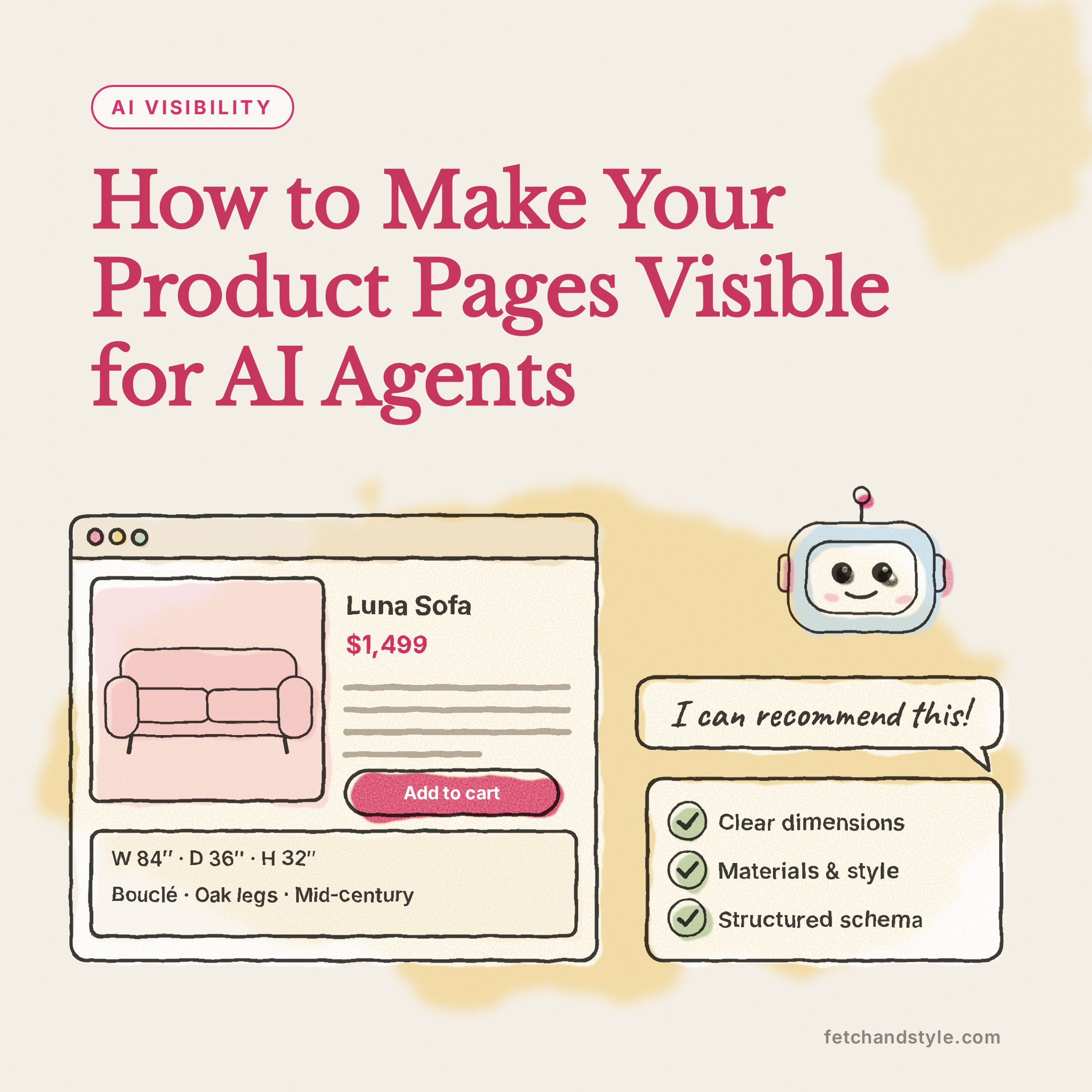 How to Make Your Product Pages Visible for AI Agents