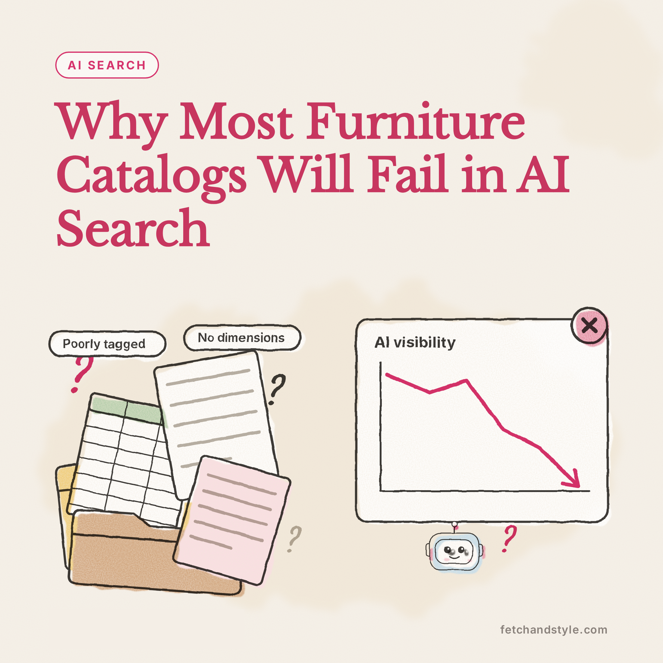 Why Most Furniture Catalogs Will Fail in AI Search