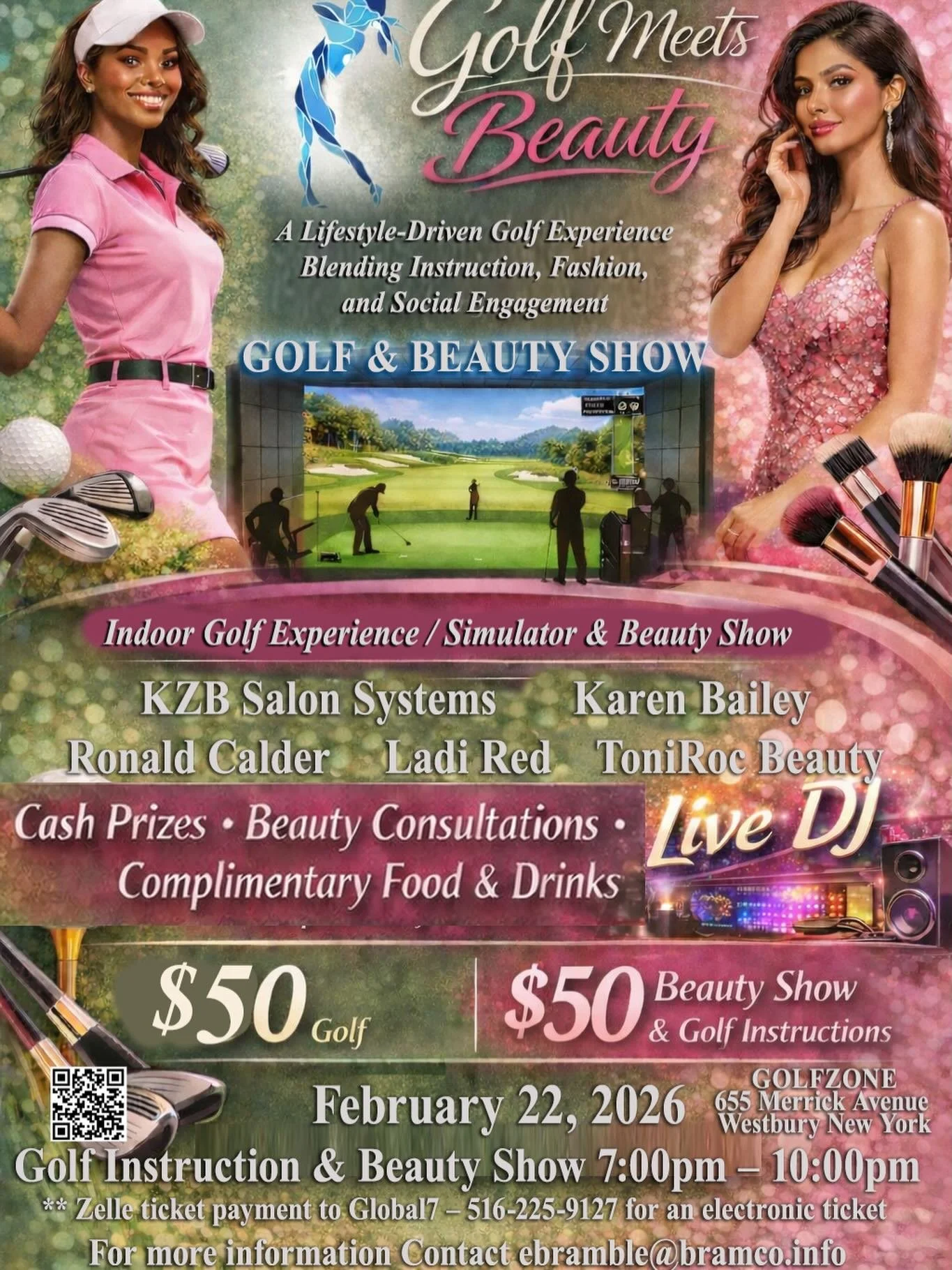 February 22nd is around the corner. Secure your tickets here at ToniRoc Beauty. Contact Tiffany 516-424-1564 or Roseann at 347-885-6627.