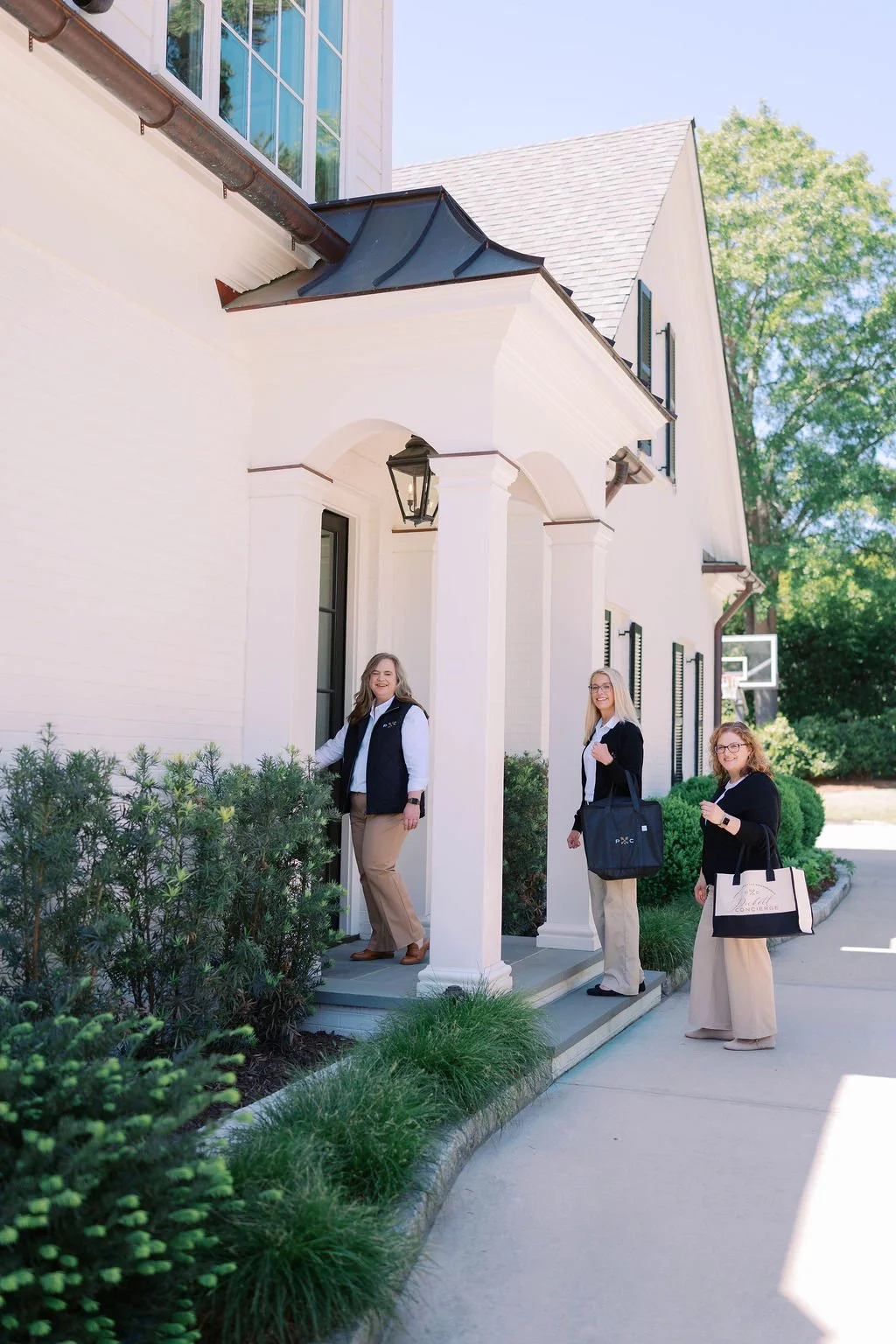 Pickett Concierge home and lifestyle management team arriving at a Raleigh residence.