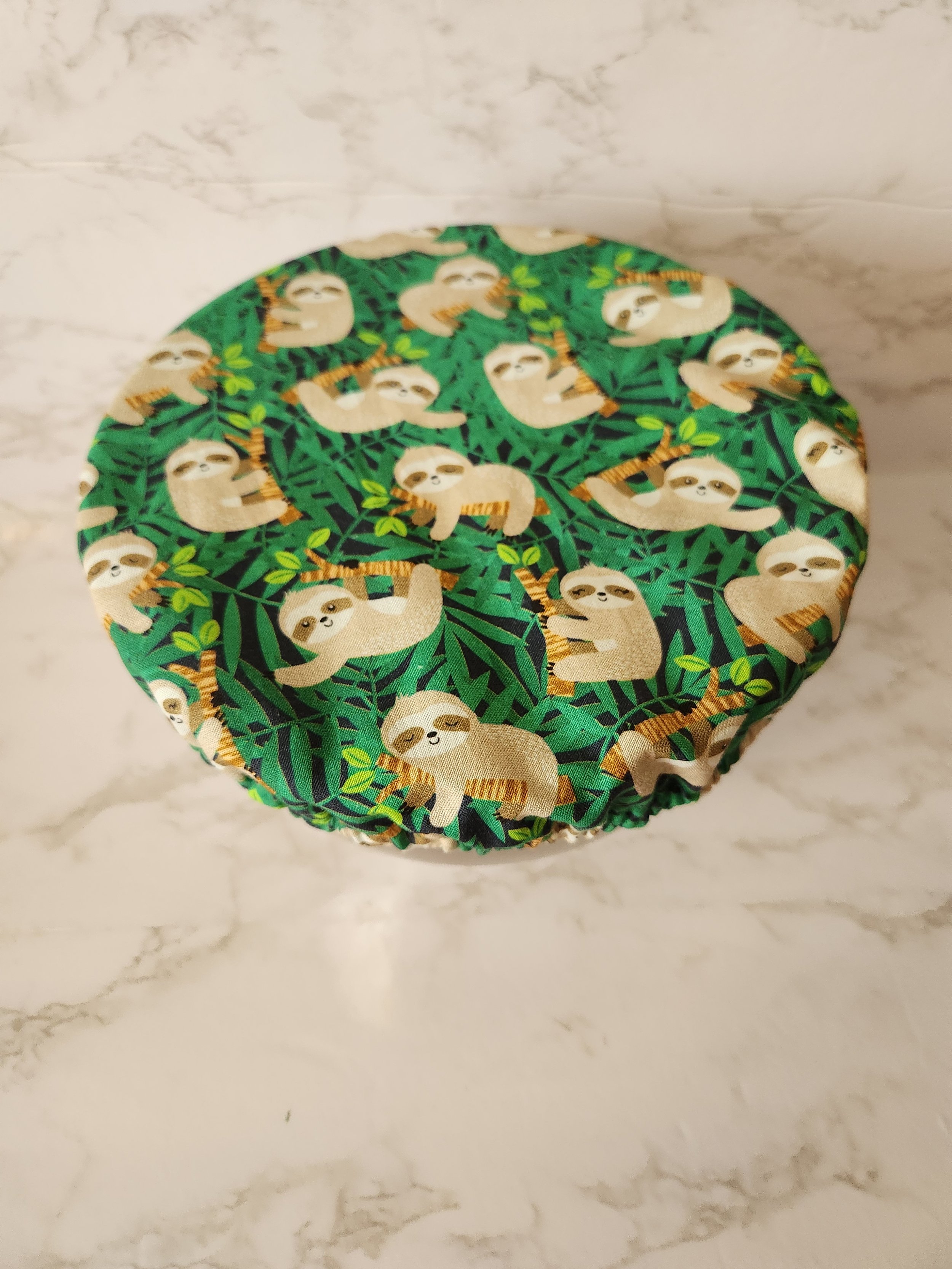 Sloth Reversible Bowl Cover