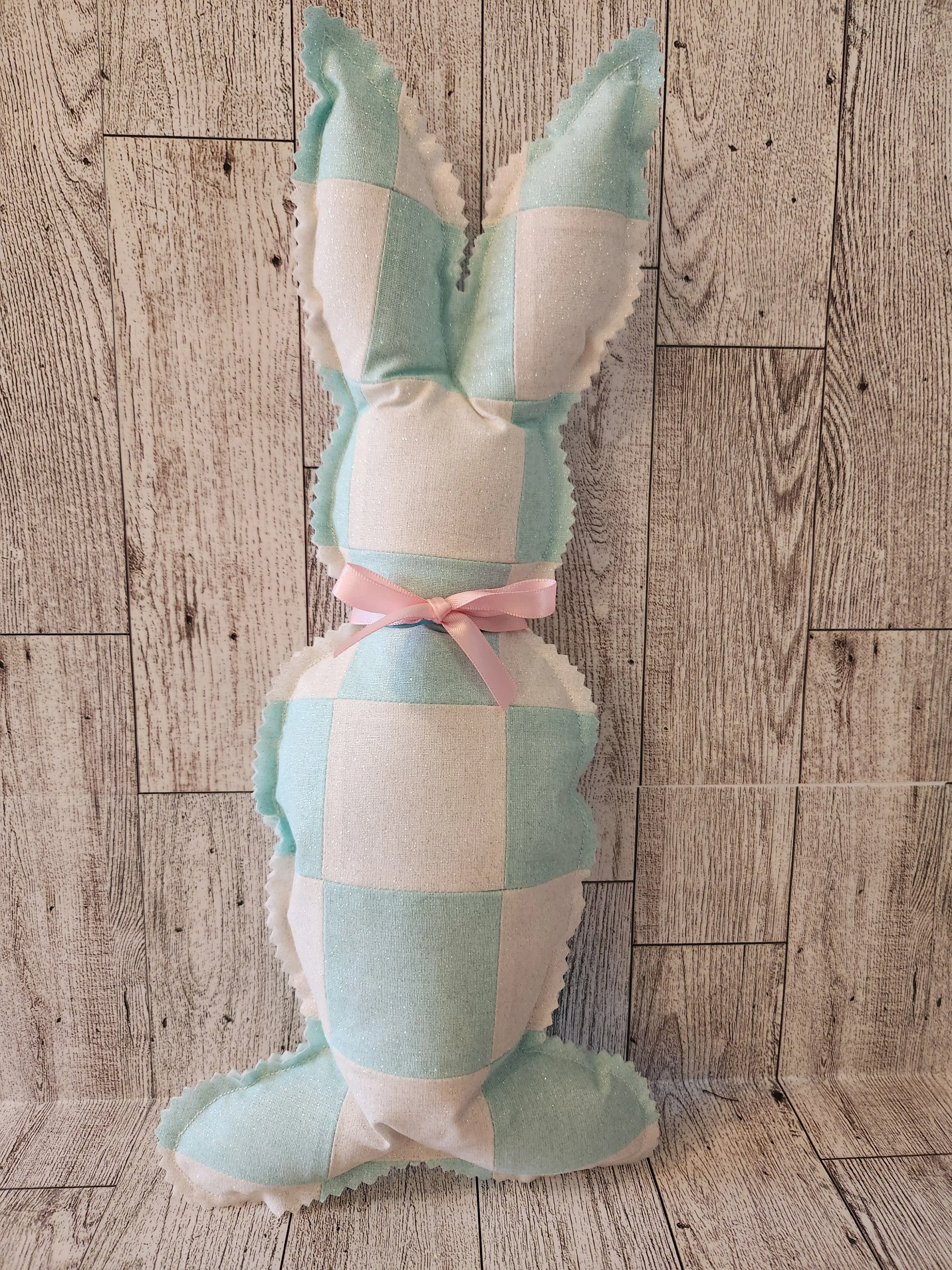 Handmade Patchwork Bunny Plush