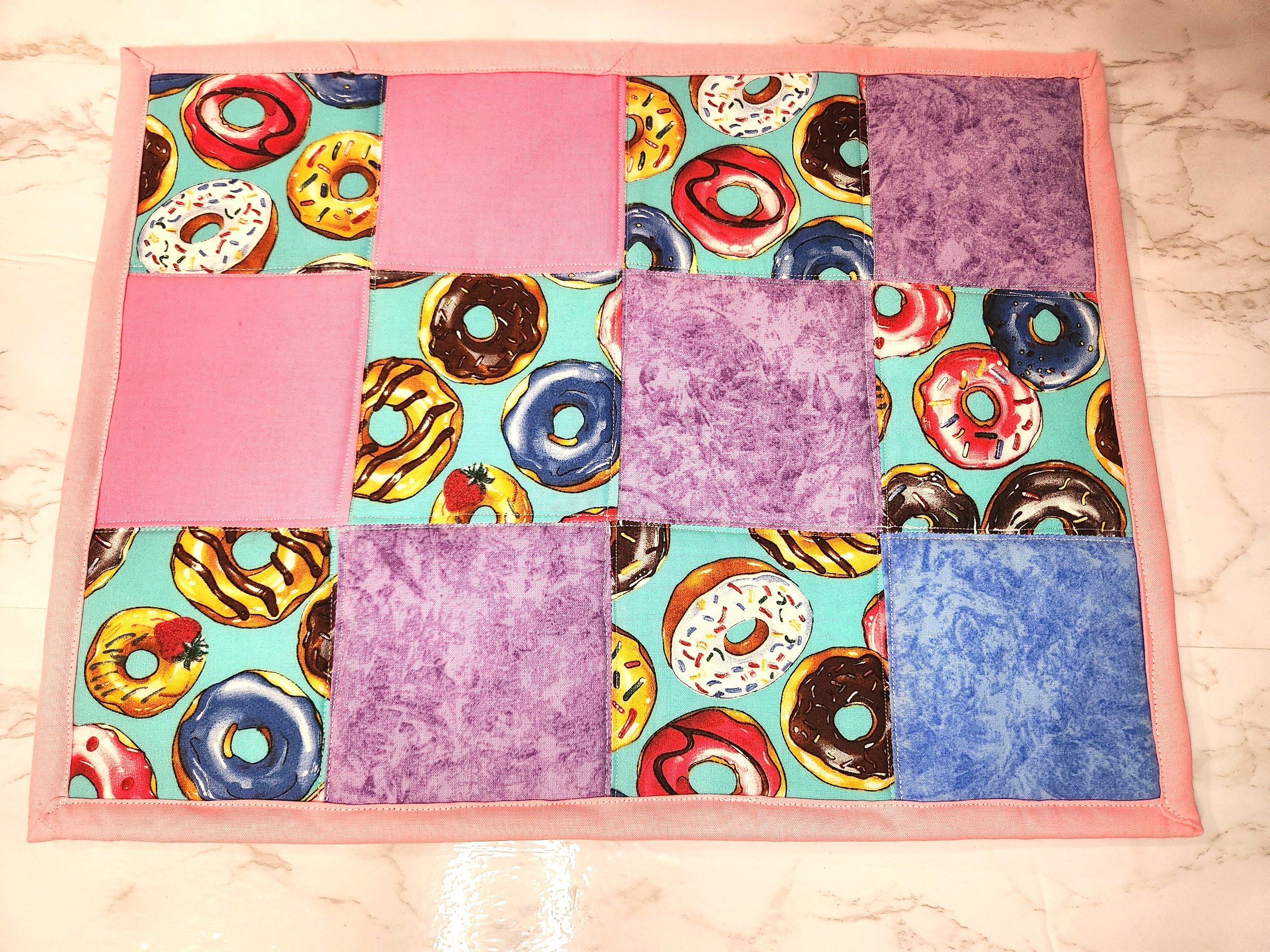 Donut Delight Quilted Pot Holder