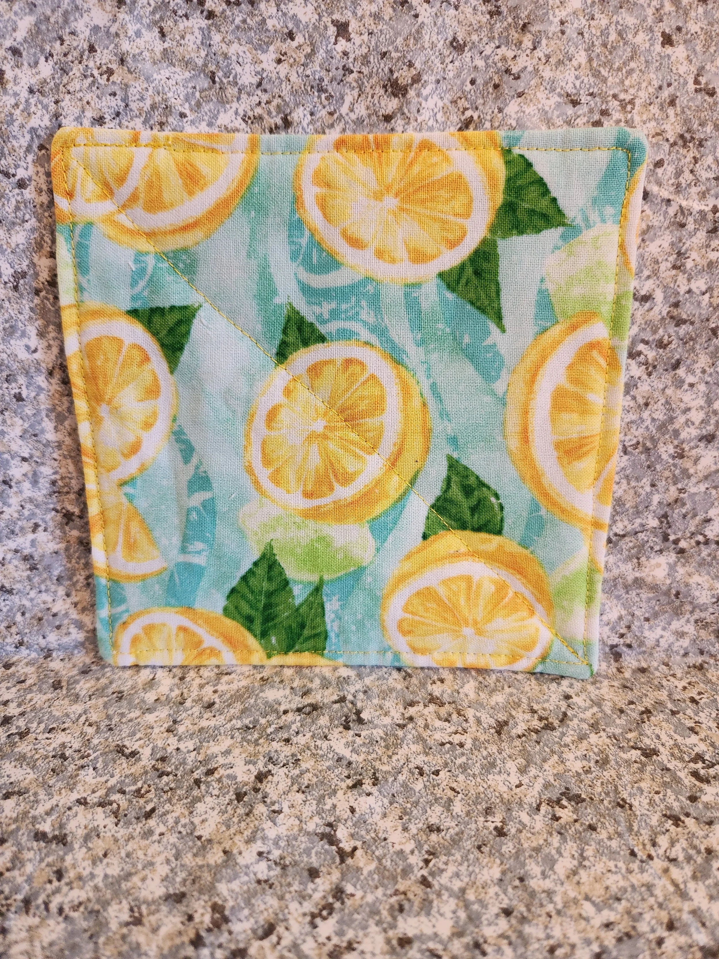 Lemon Zest Fabric Jar Opener