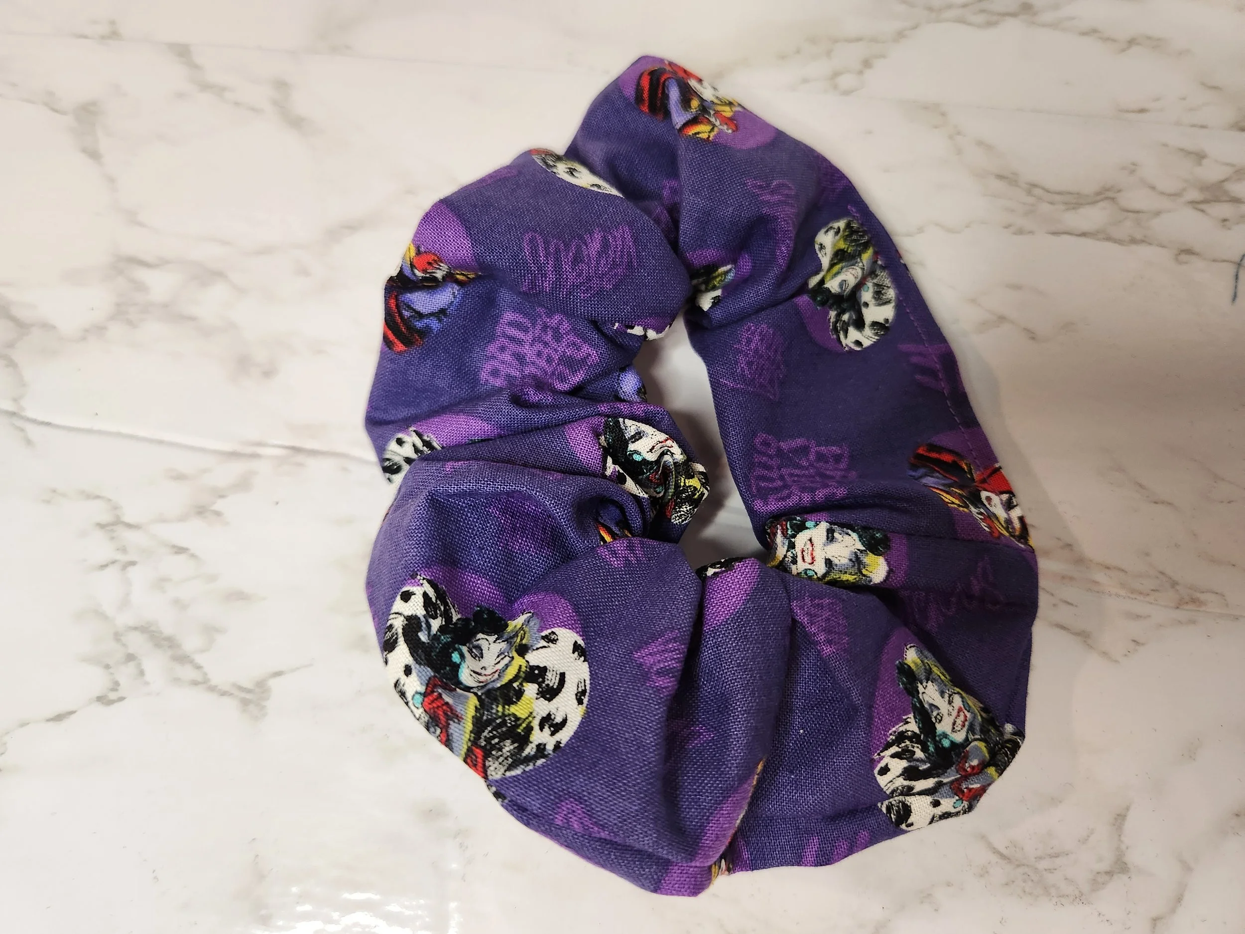 Villains-Themed Hair Scrunchies