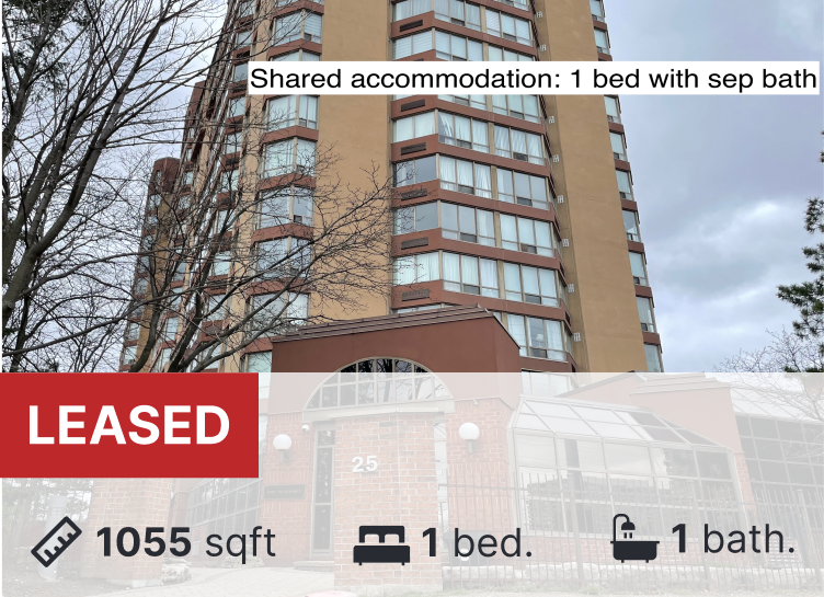 25 Fairview Rd W #1101 Rm2, Mississauga, ON, L5B 3Y8