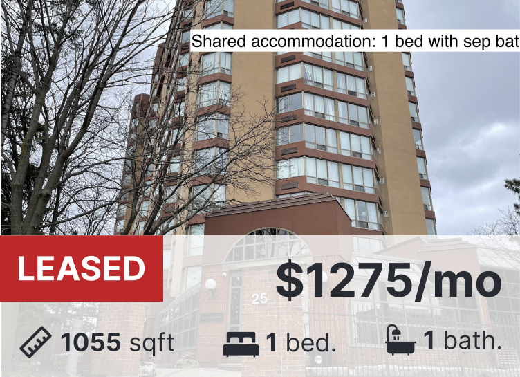 25 Fairview Rd W #1101 Rm2, Mississauga, ON, L5B 3Y8
