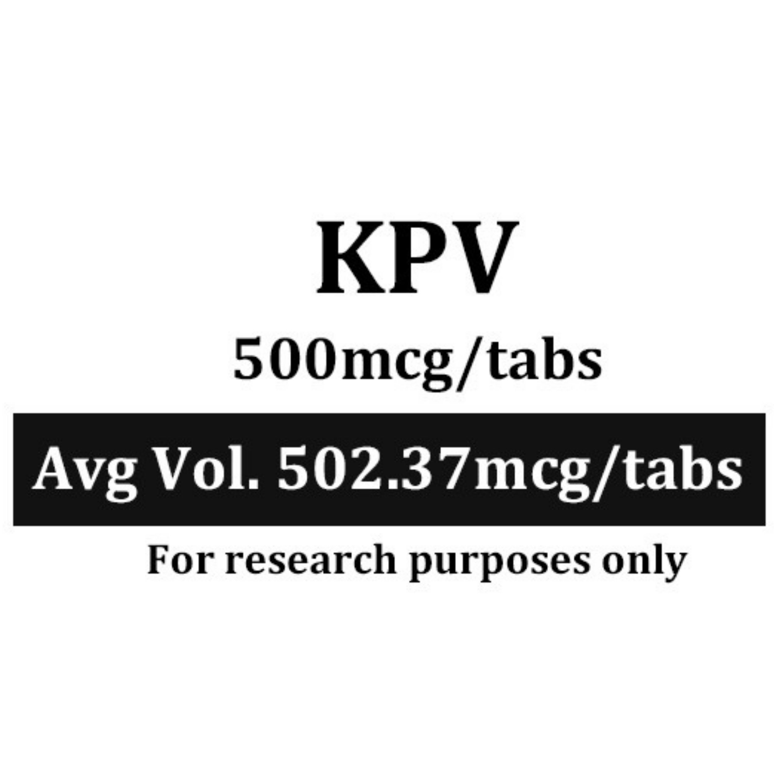 KPV Tablets