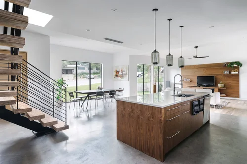 Kitchen and stair, Rockingham