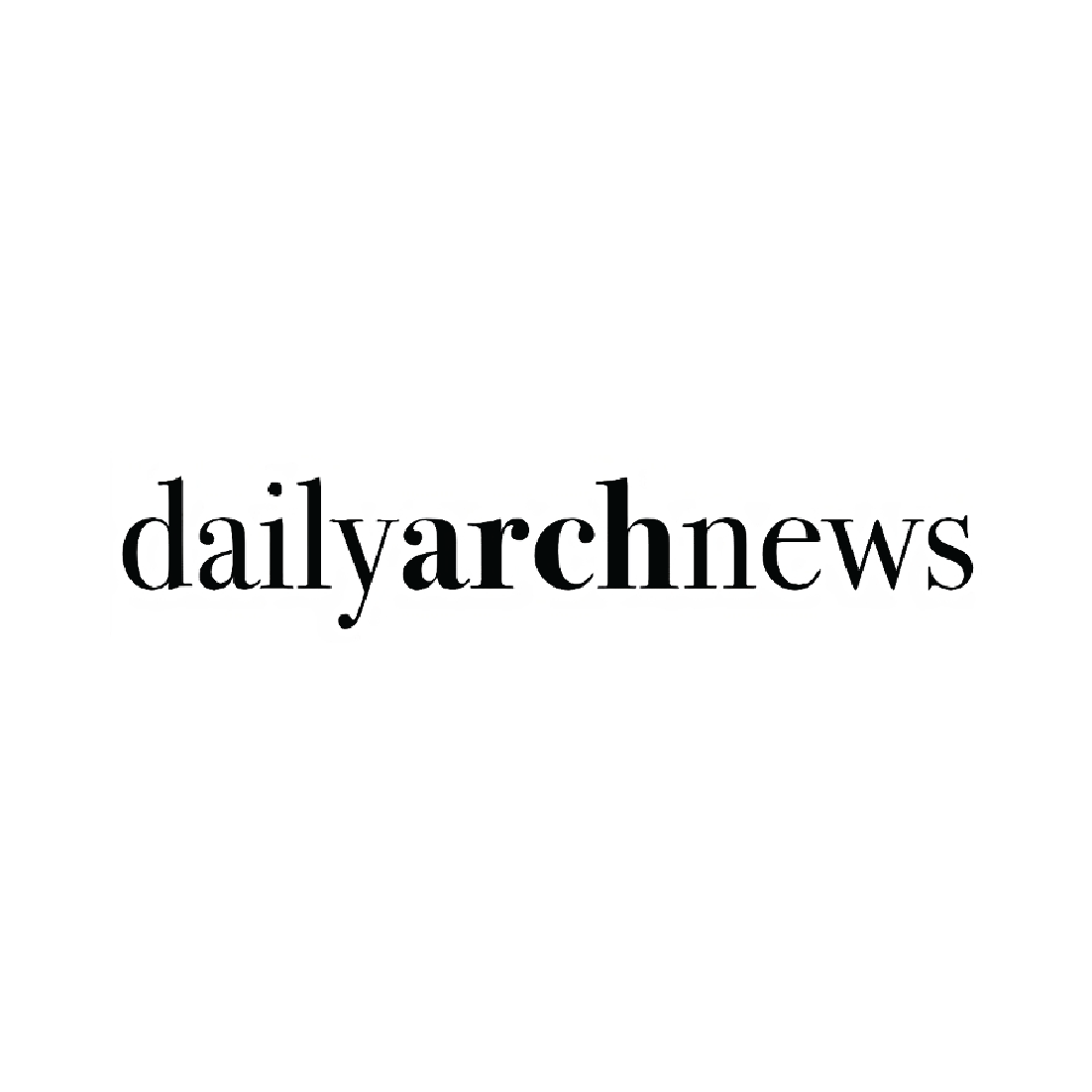 Black background with white text reading 'dailyarchnews'.