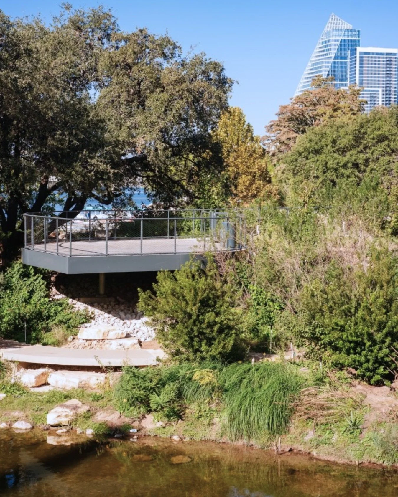 The Leaf Deck is opening at The Confluence on June 6, 2026. Built by Forsite Studio as part of the Waterloo Greenway project, this new lakeside gathering space brings architecture, landscape, and community together along Lady Bird Lake.

#ForsiteStud