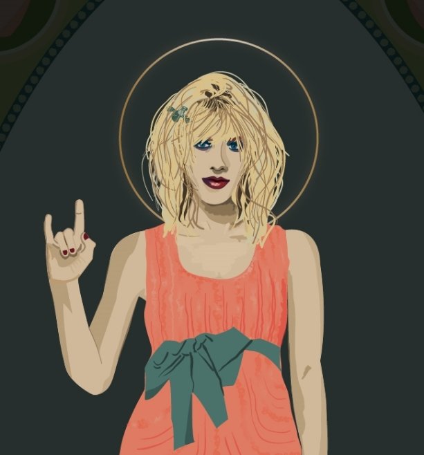 Lady Saints of Rock #2: St. Courtney Love