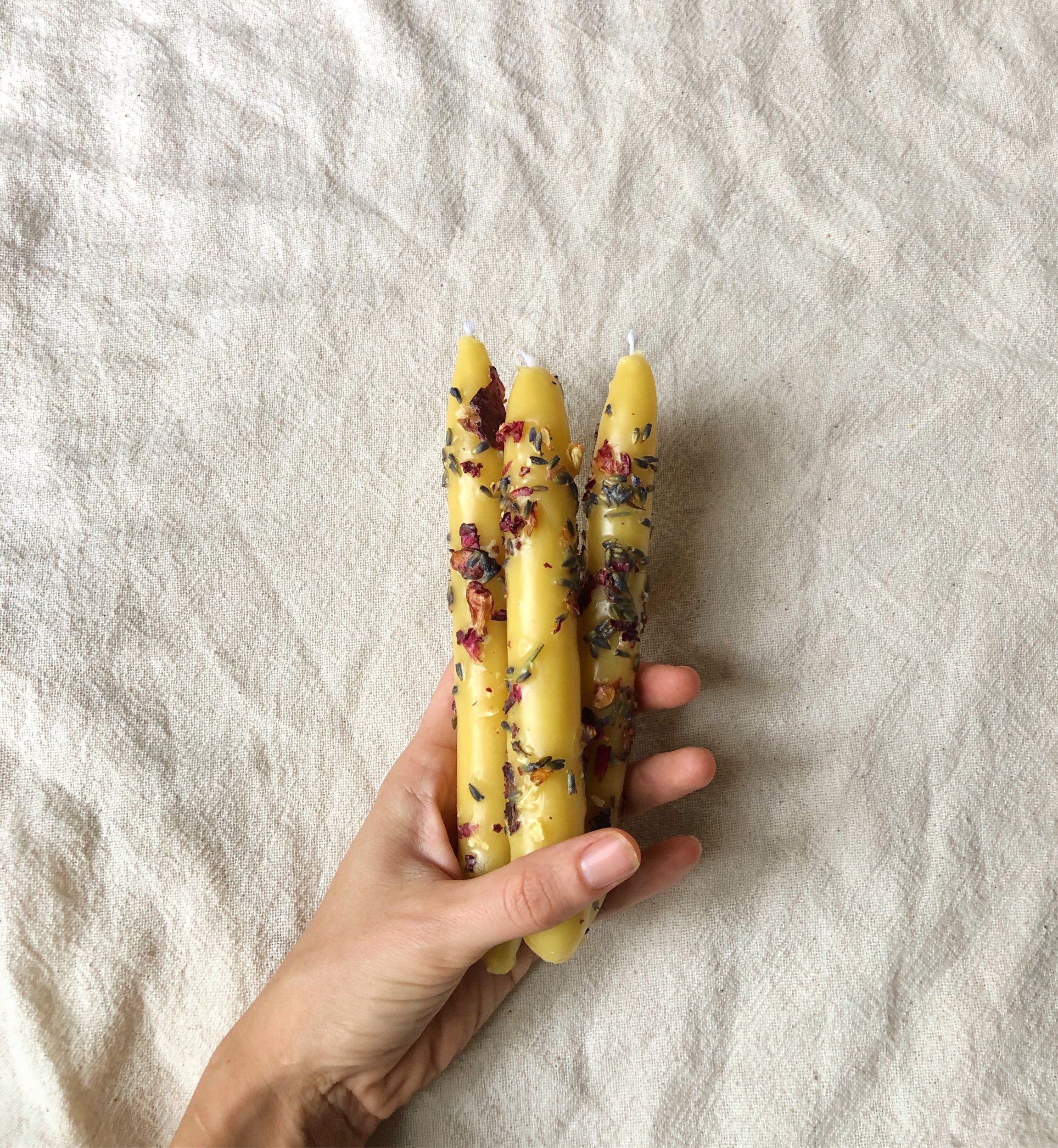 Ritual Beeswax Candles