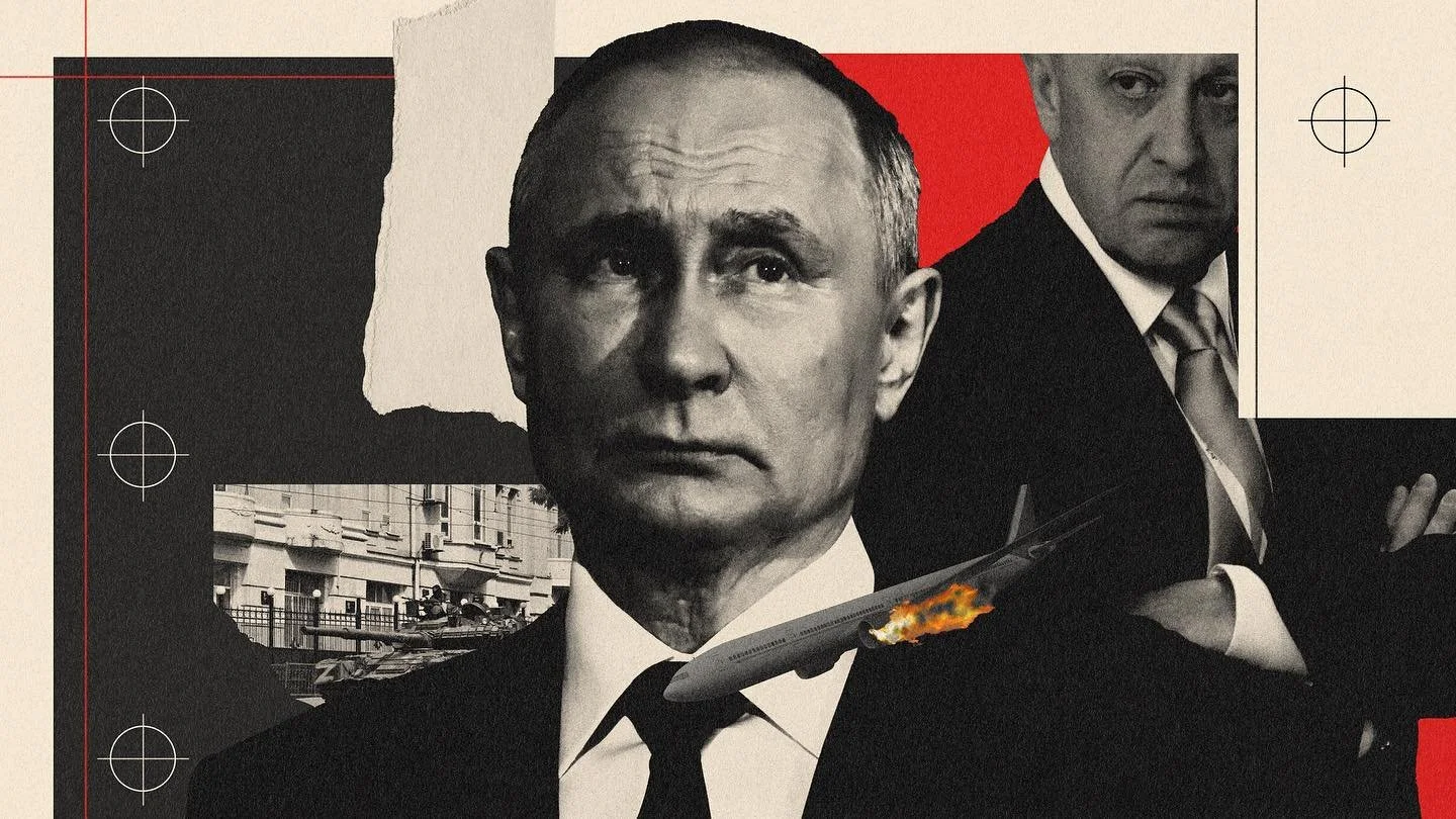 What Really Happened To Prigozhin? A recent one for @huffpost 
.
.
.
#ukraine #russia #putin #prigozhin #photocollage #illustration