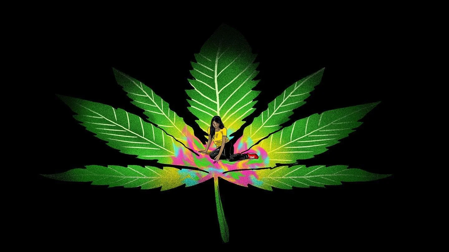 Just realized I haven&rsquo;t posted in almost a year! A lot of big changes have been going on around here, but here&rsquo;s a recent one for @huffpost on how South Asian Americans are subverting their internal stigma around cannabis.

#illustration 