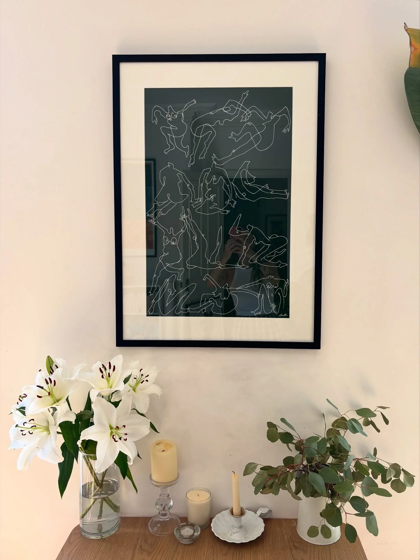 Absolutely bonkers that this hasn&rsquo;t been snatched up yet, frankly. 
A1, framed and mounted - twelve freaky babes on a gorgeous dark green ink - for just &pound;370 (which means &pound;222 for Palestine). 
These women have my whole heart. 
Messa