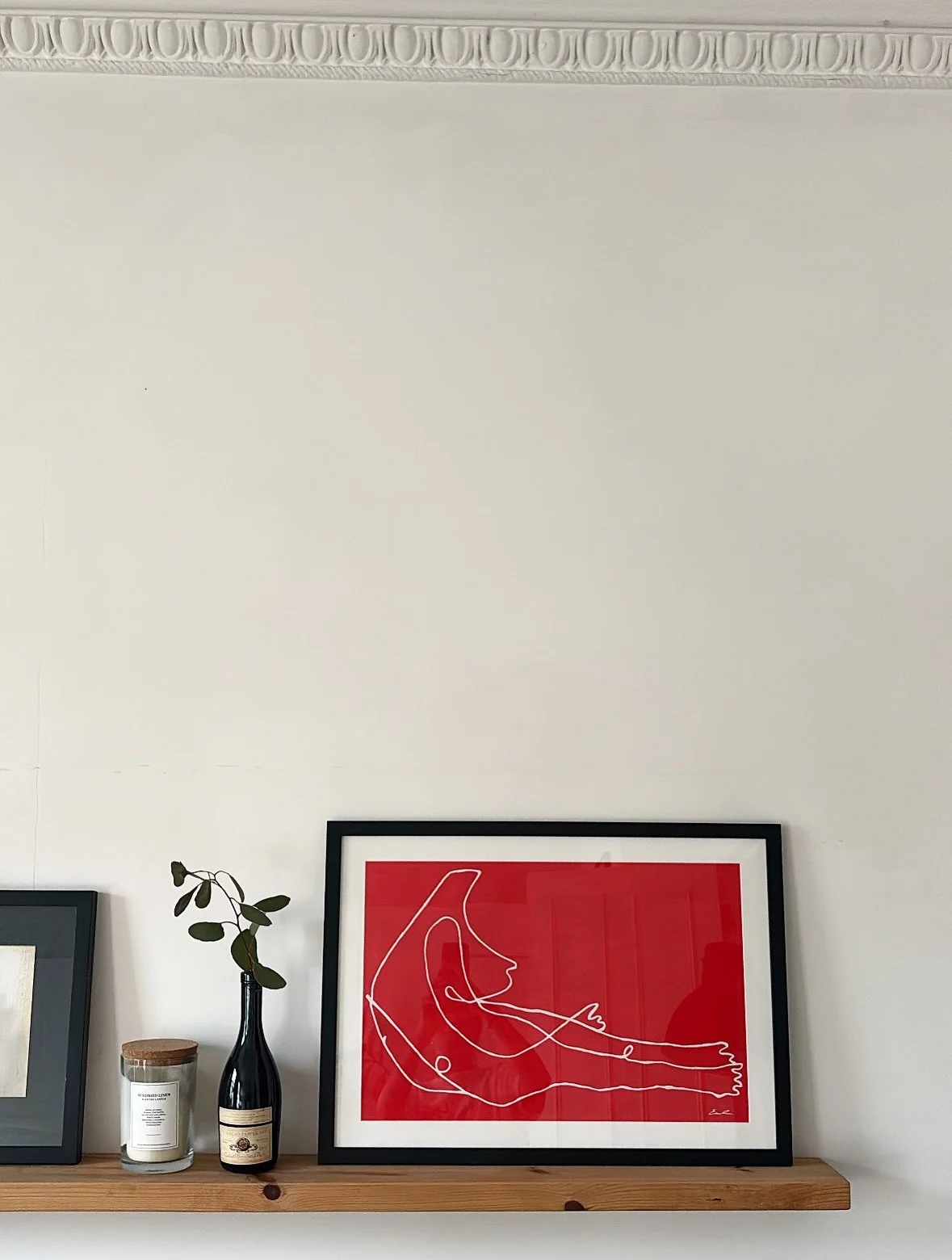 Ruminating ❤️ A2, framed and mounted, for just &pound;230 - that&rsquo;s &pound;139 for Palestine ❤️
As you can see she is simply heavenly on a shelf. 
Will be heartbroken to lose her but it&rsquo;s time for her to fly the nest. 
Message me for more 