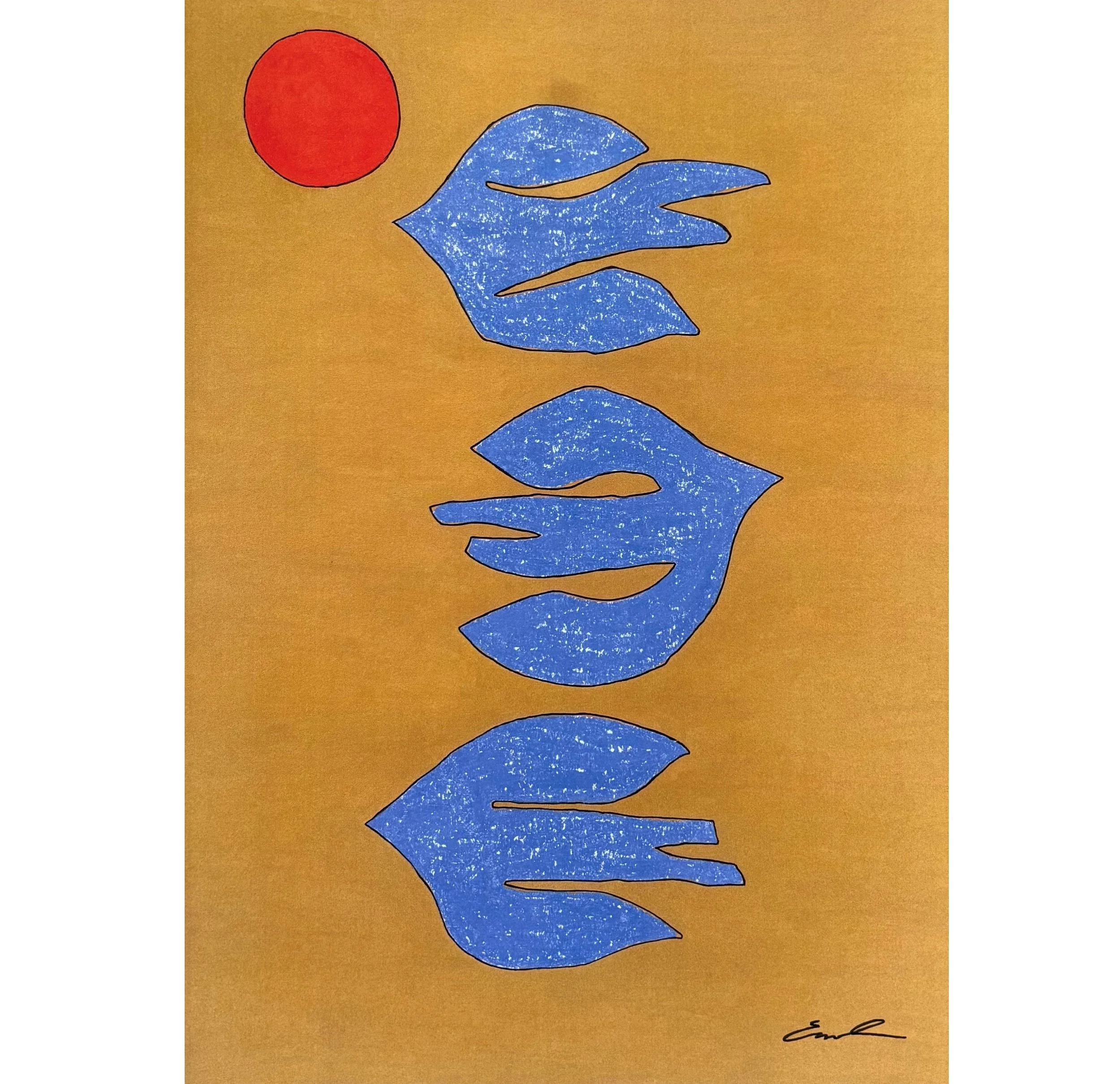 Print - Three Birds, Light