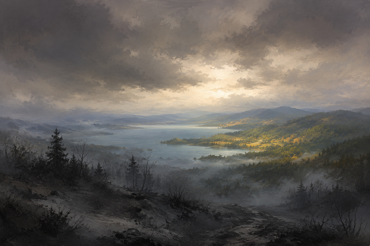 When Darkness Takes the View