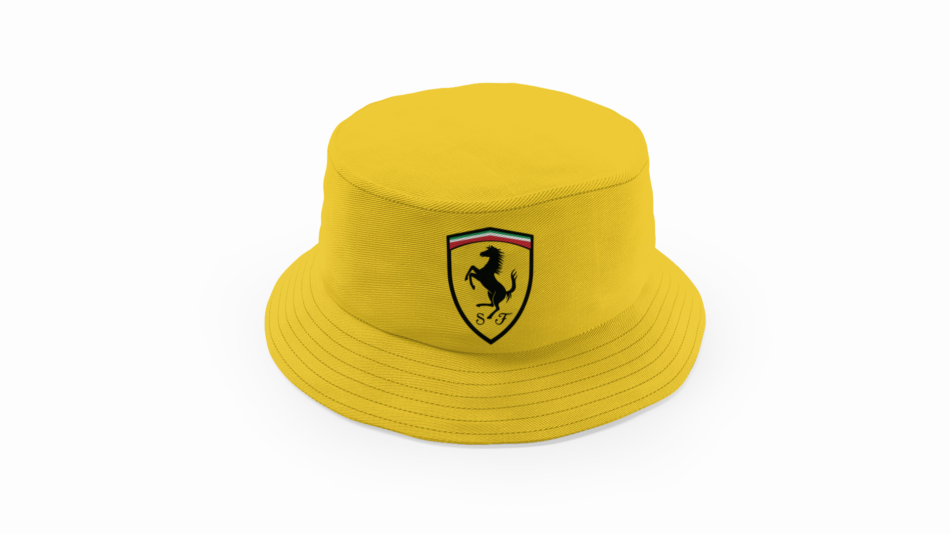 Ferrari Bucket Cap Vintage Red Headwear Formula 1 Race Car Enthusiasts Stylish Cotton Automotive Summer Outdoor Gift Idea