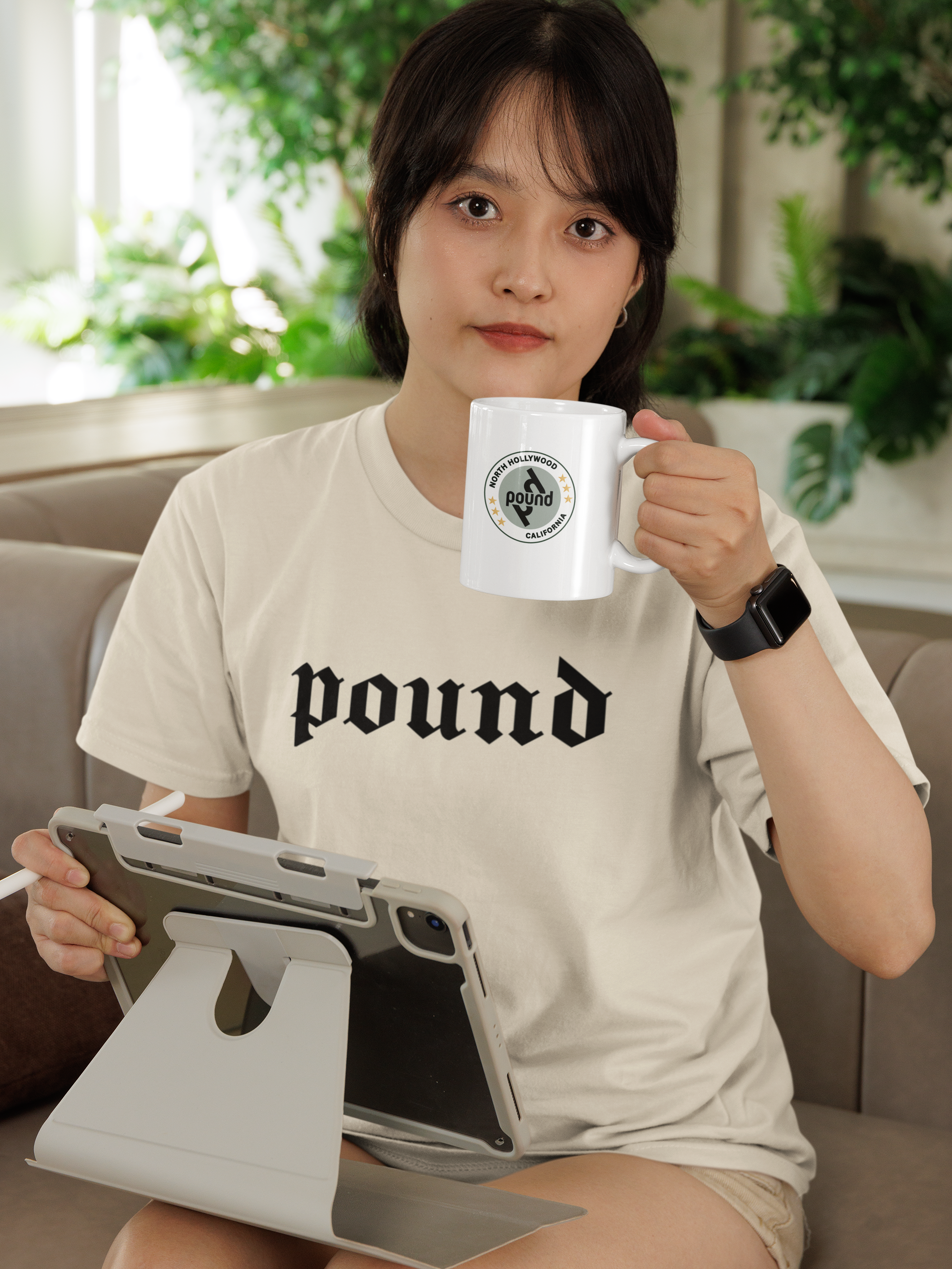 gildan-t-shirt-mockup-featuring-a-woman-holding-an-11-oz-mug-m39733.png