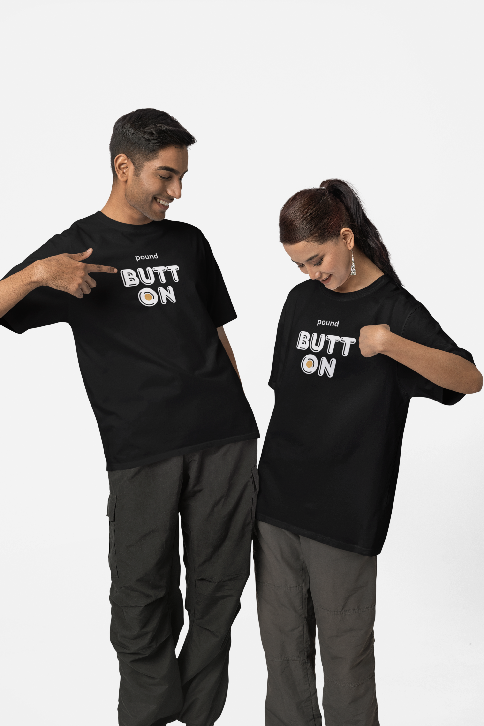 mockup-of-a-man-and-a-woman-pointing-at-their-own-blinkstore-t-shirt-in-a-studio-m37639.png