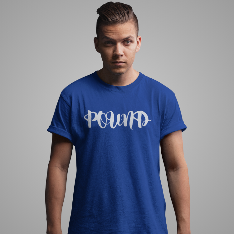 POUND Royal Reserve T-Shirt Classic Crewneck Urban Street Wear Tee Gift