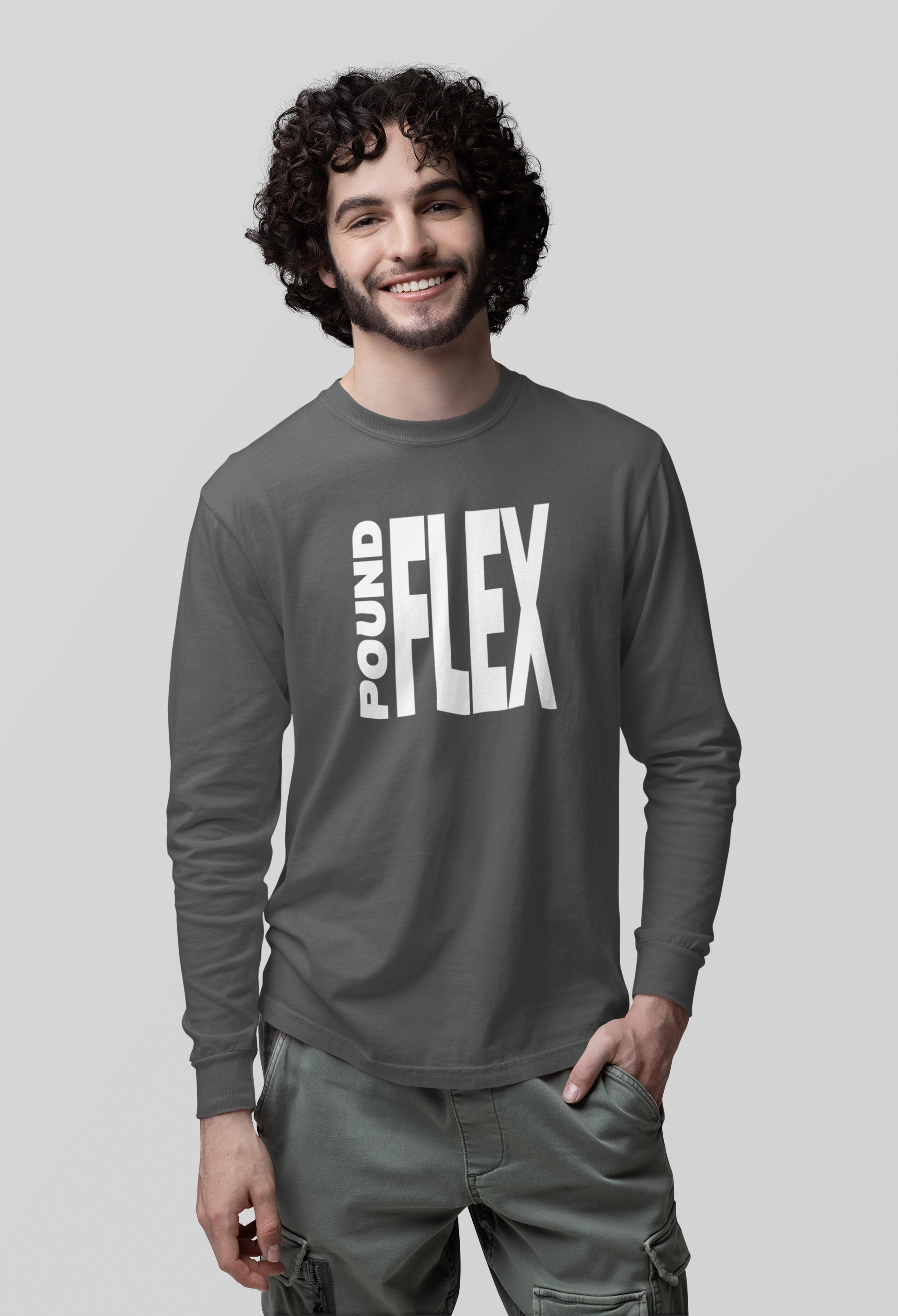 Pound Flex Unisex Sweatshirt Tee Shirt Pullovers Reserve Long Sleeve T-Shirt Streetwear Gift