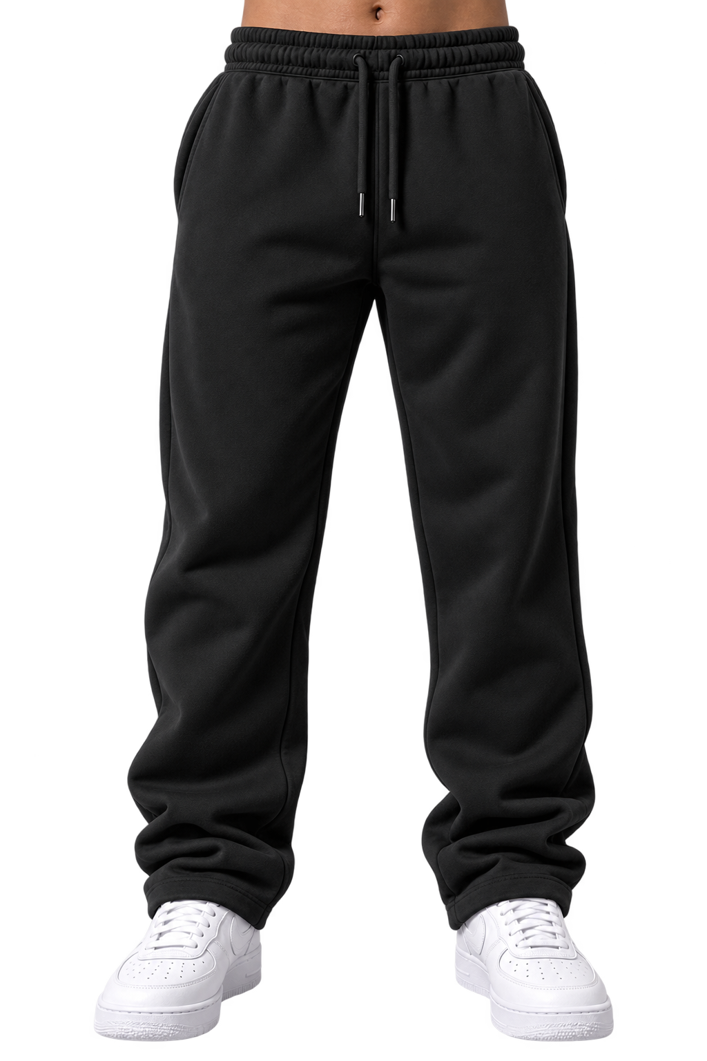 POUND Black Straight Leg Sweatpants Joggers