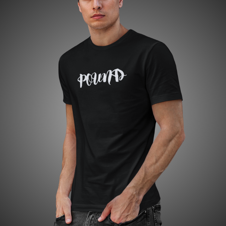Pound T-shirt Lightweight Everyday Streetwear Urban Fitted Tee Gift
